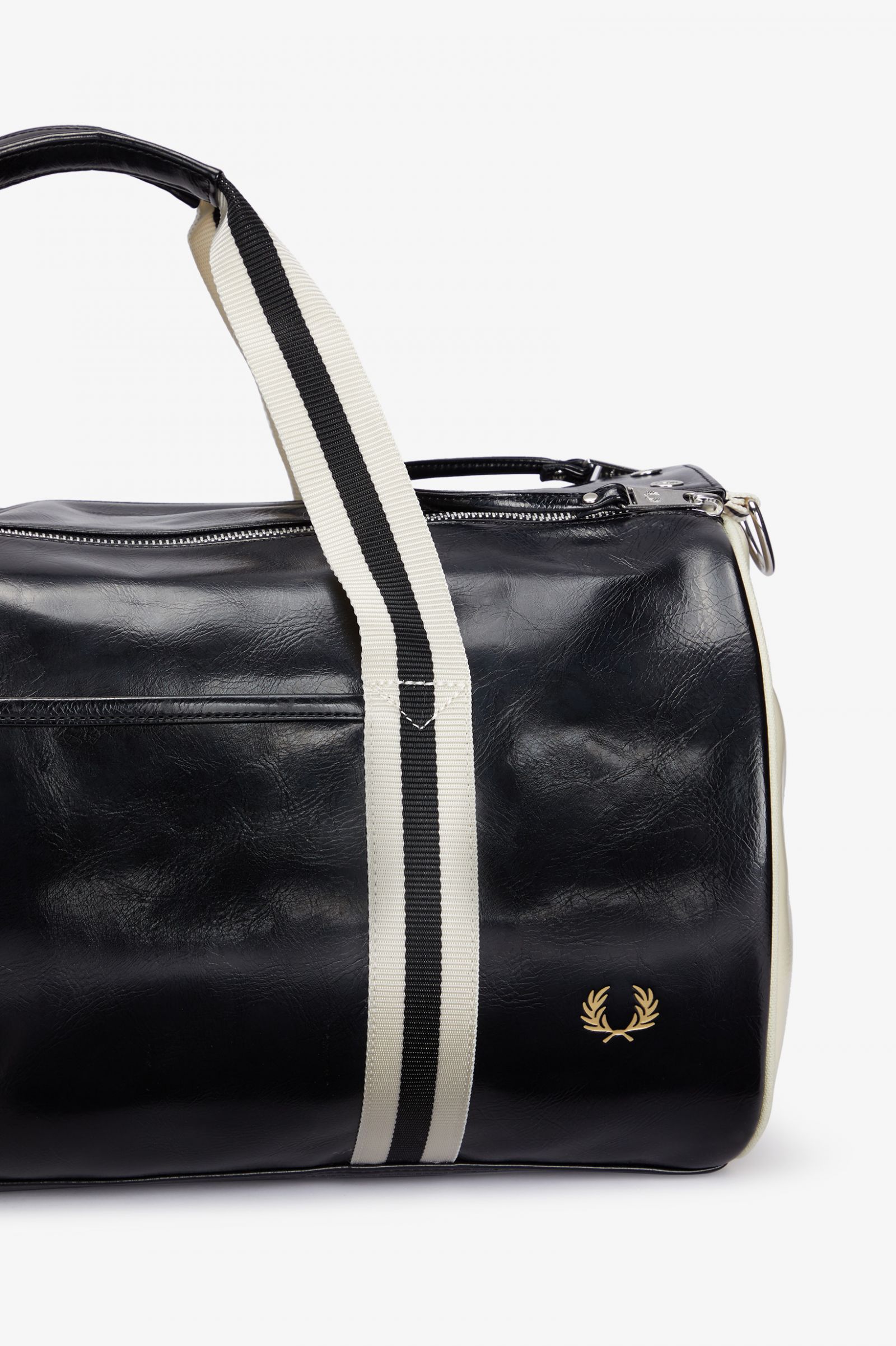 Classic Barrel Bag Black / Ecru