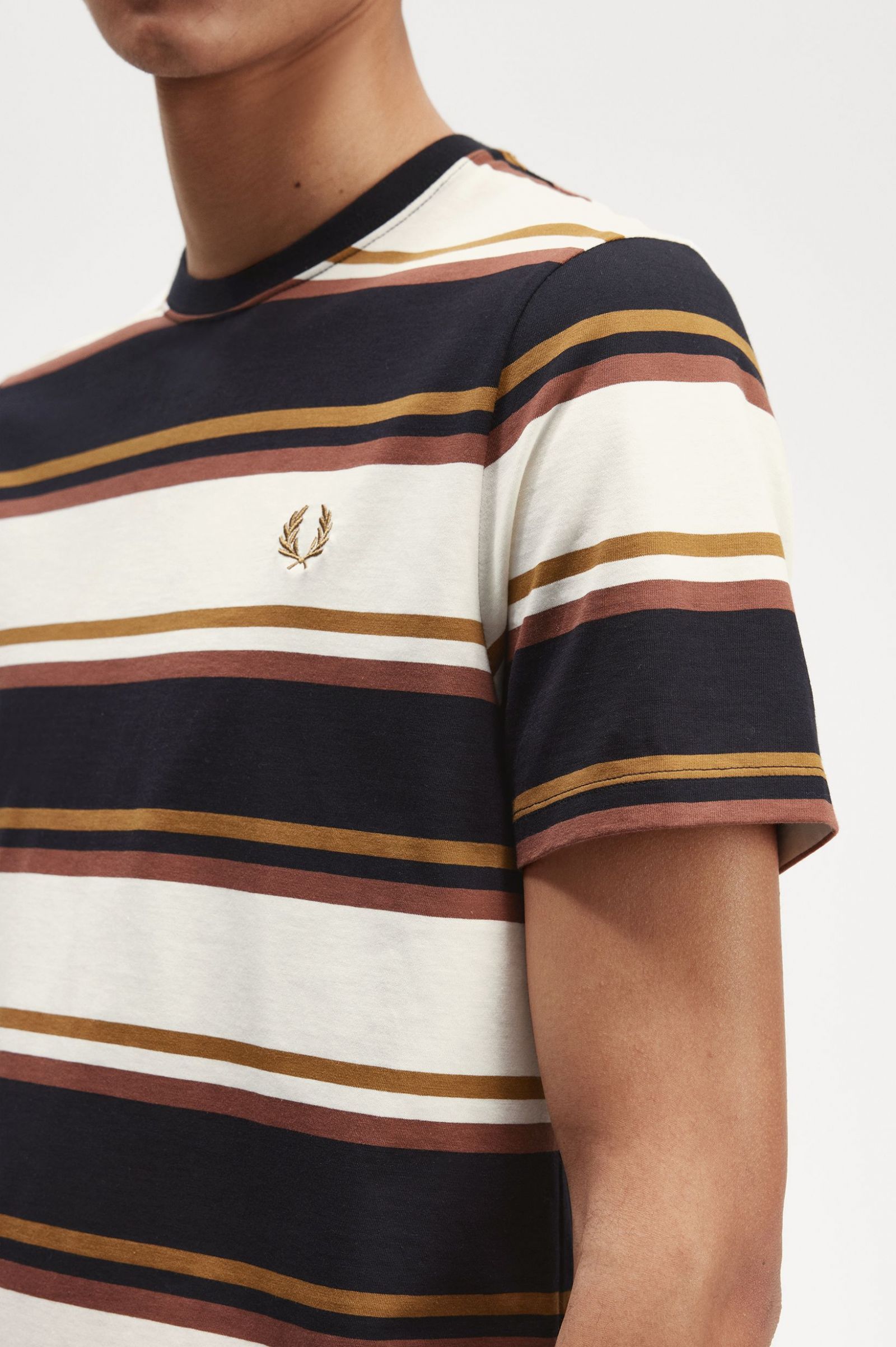 Bold Stripe T-Shirt Ecru