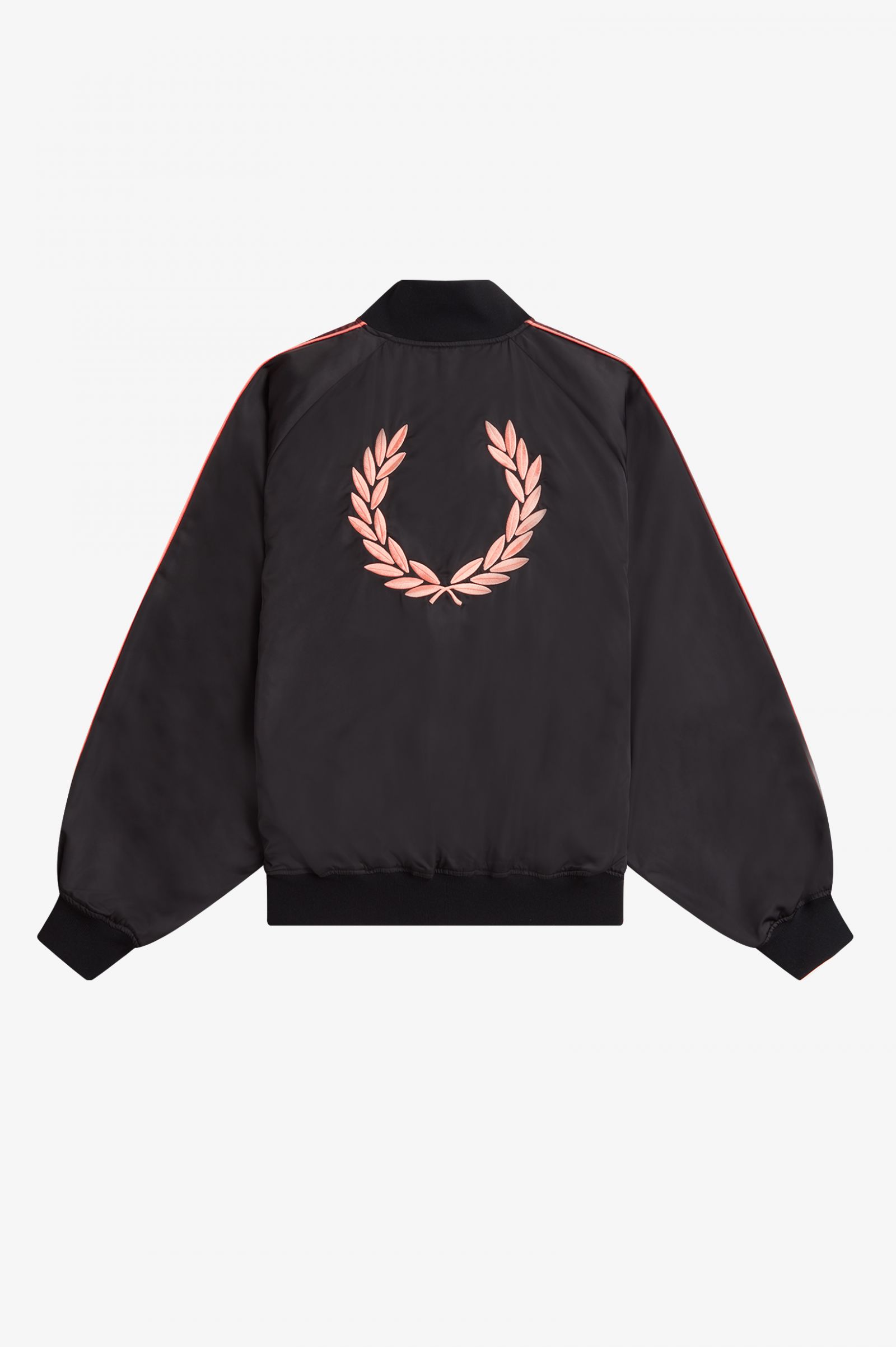 Amy Winehouse FoundationPrinted Lining Bomber Jacket Black