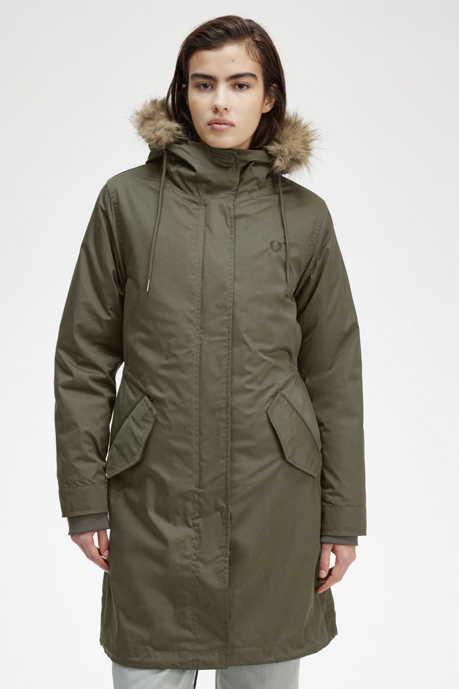 Zip-In Liner Parka Field Green