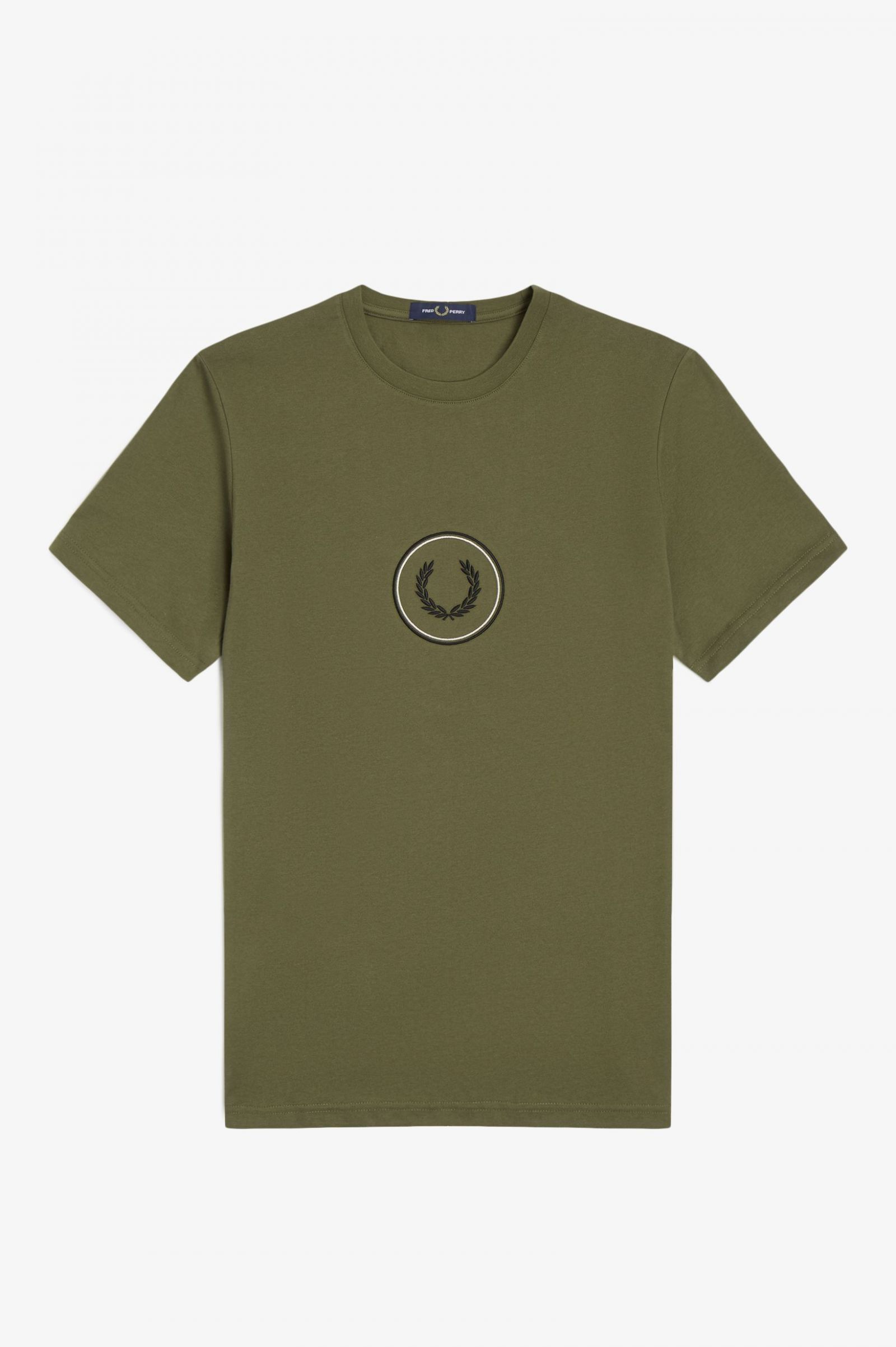 Circle Branding T-Shirt Uniform Green / Black