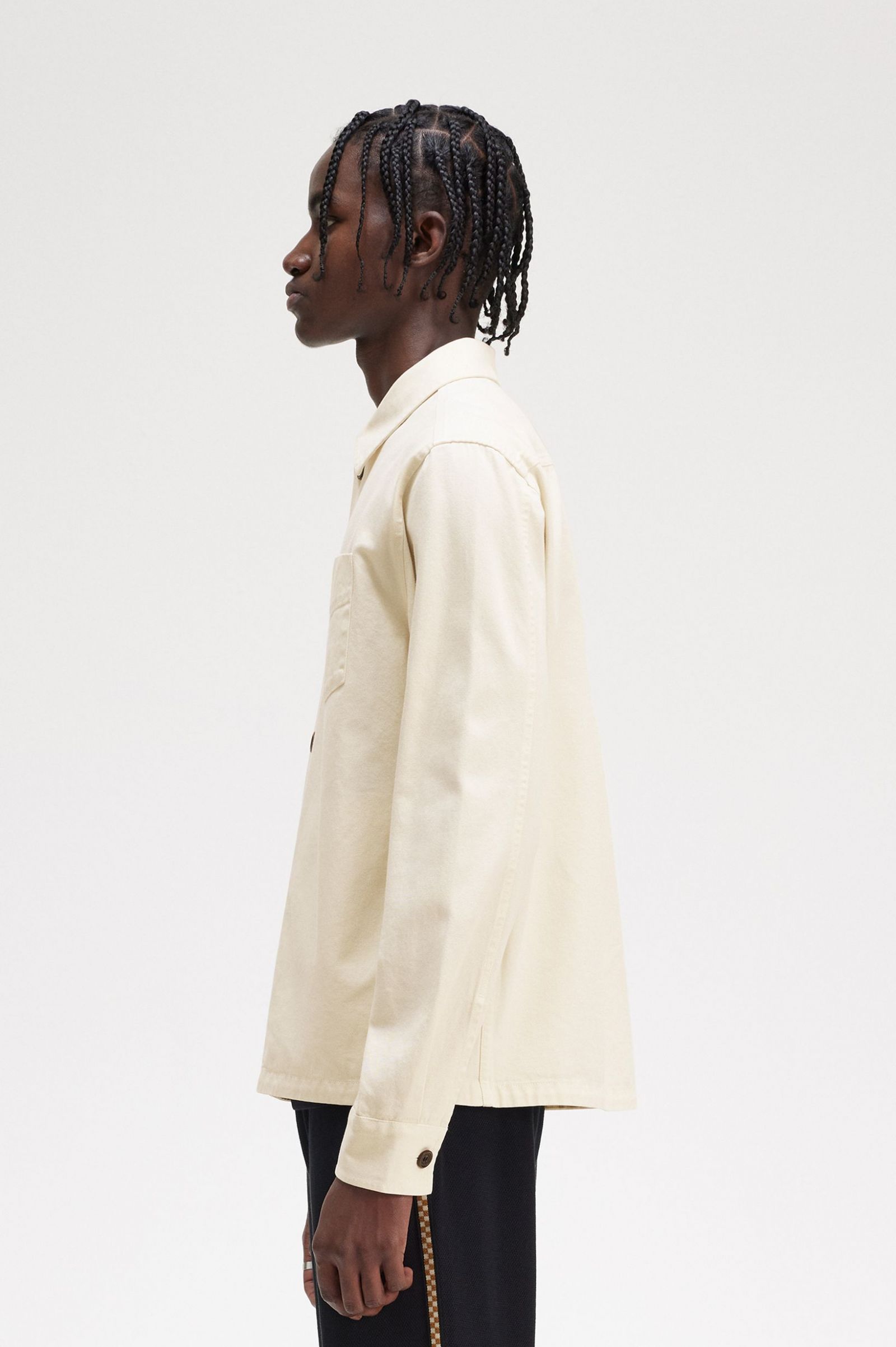 Twill Overshirt Ecru