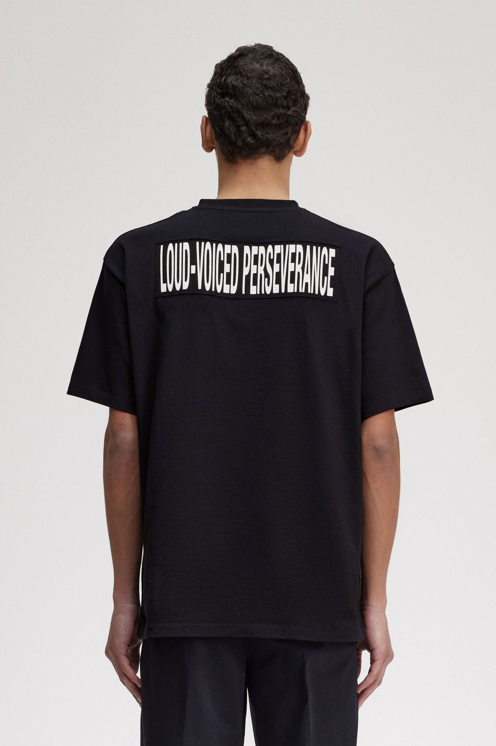 Raf SimonsPrinted Patch Relaxed T-Shirt Black