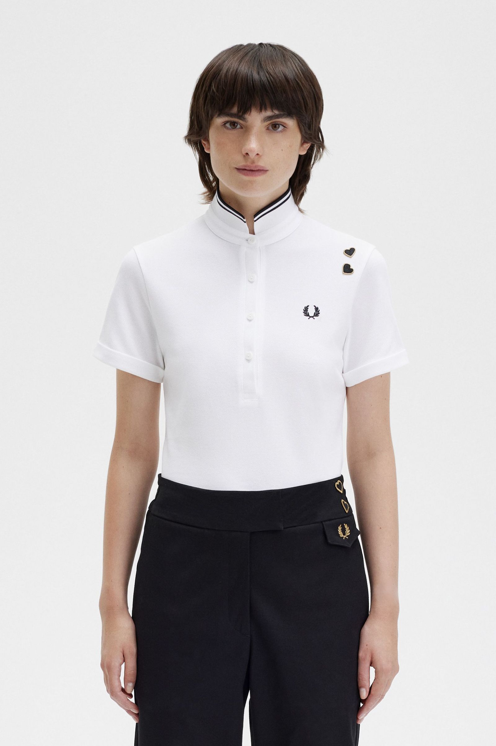 Amy Winehouse FoundationAmy Fred Perry Shirt White