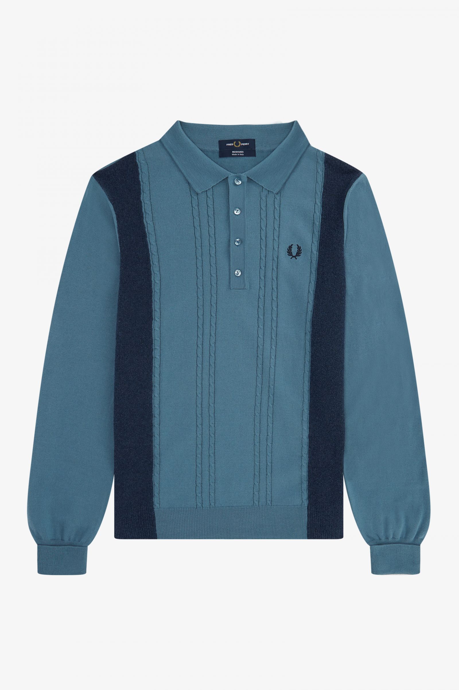 ReissuesPanelled Cable Knit Shirt