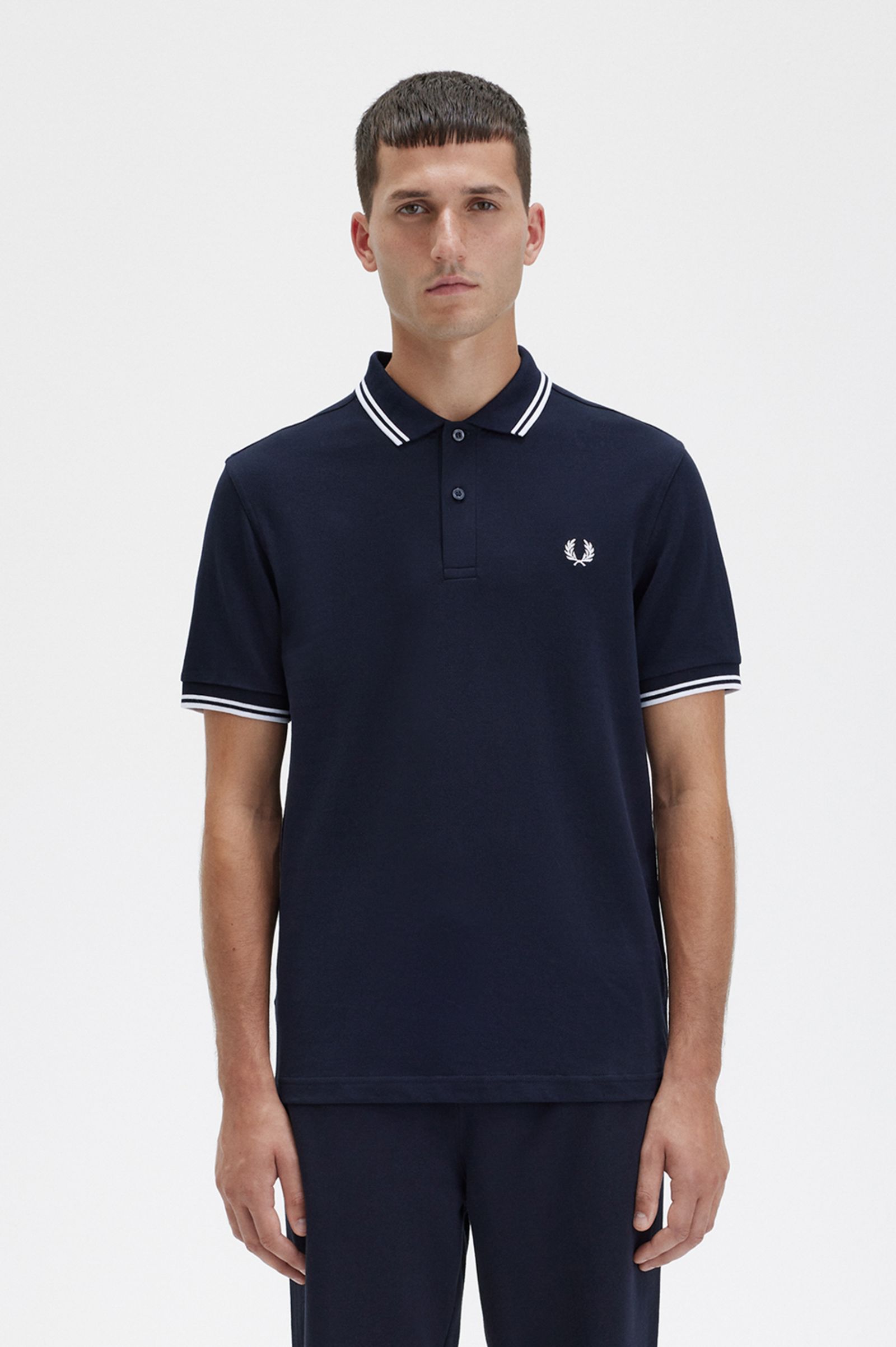 The Fred Perry ShirtM3600 Navy / White / White