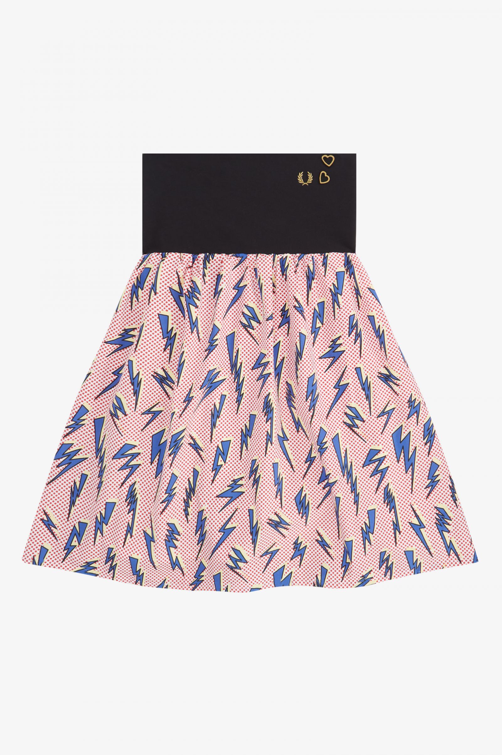 Amy Winehouse FoundationLightning Print Dress White