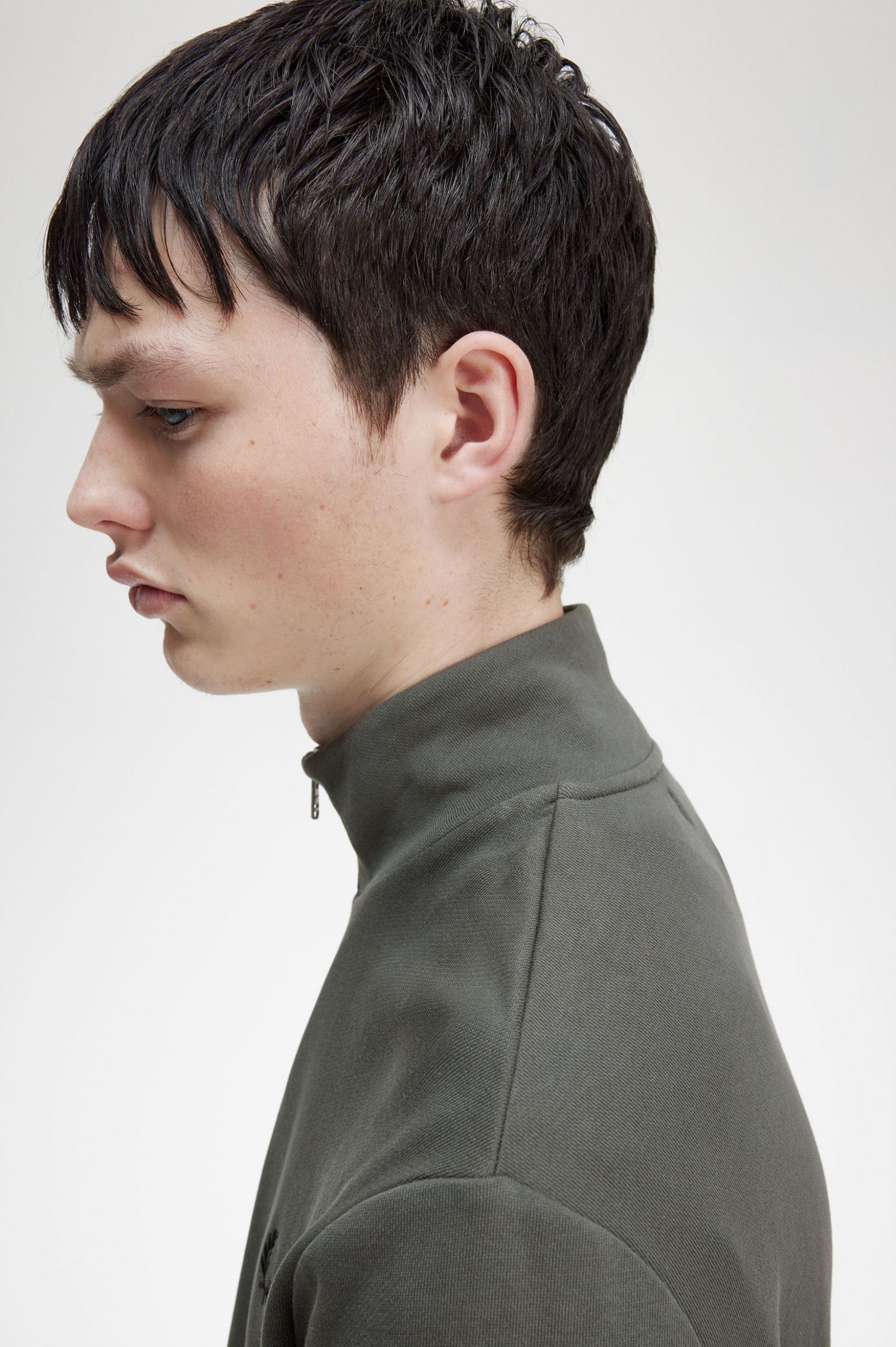 Half Zip Sweatshirt Field Green