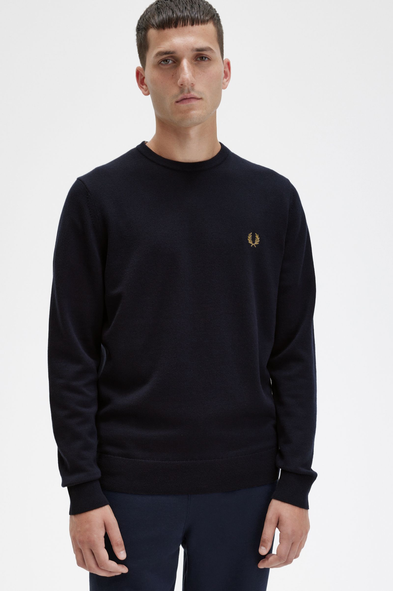 Classic Crew Neck Jumper Navy