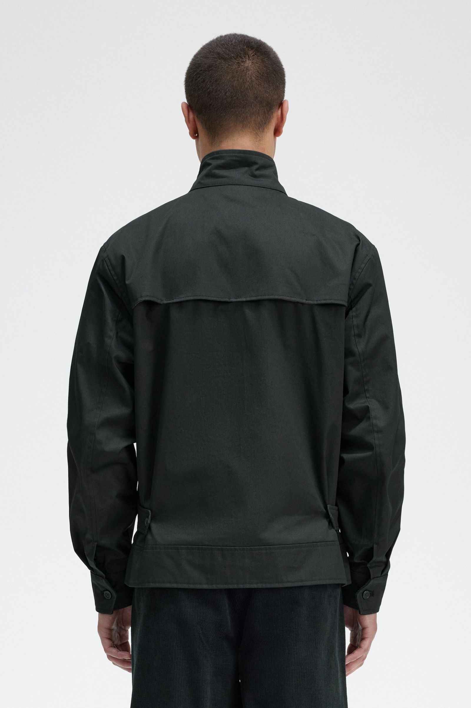 Waxed Cotton Jacket Night Green