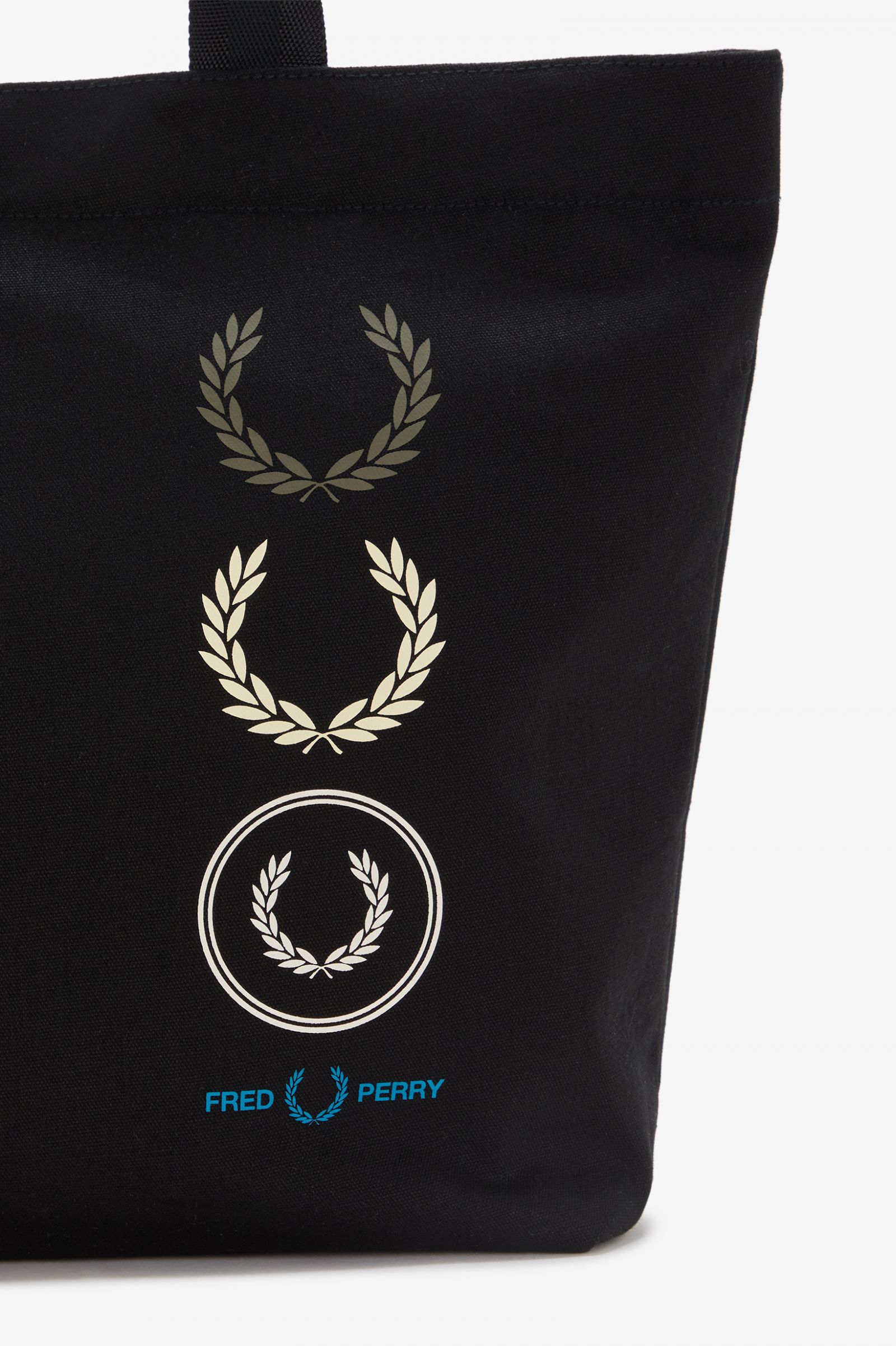 Laurel Wreath Tote Bag Black