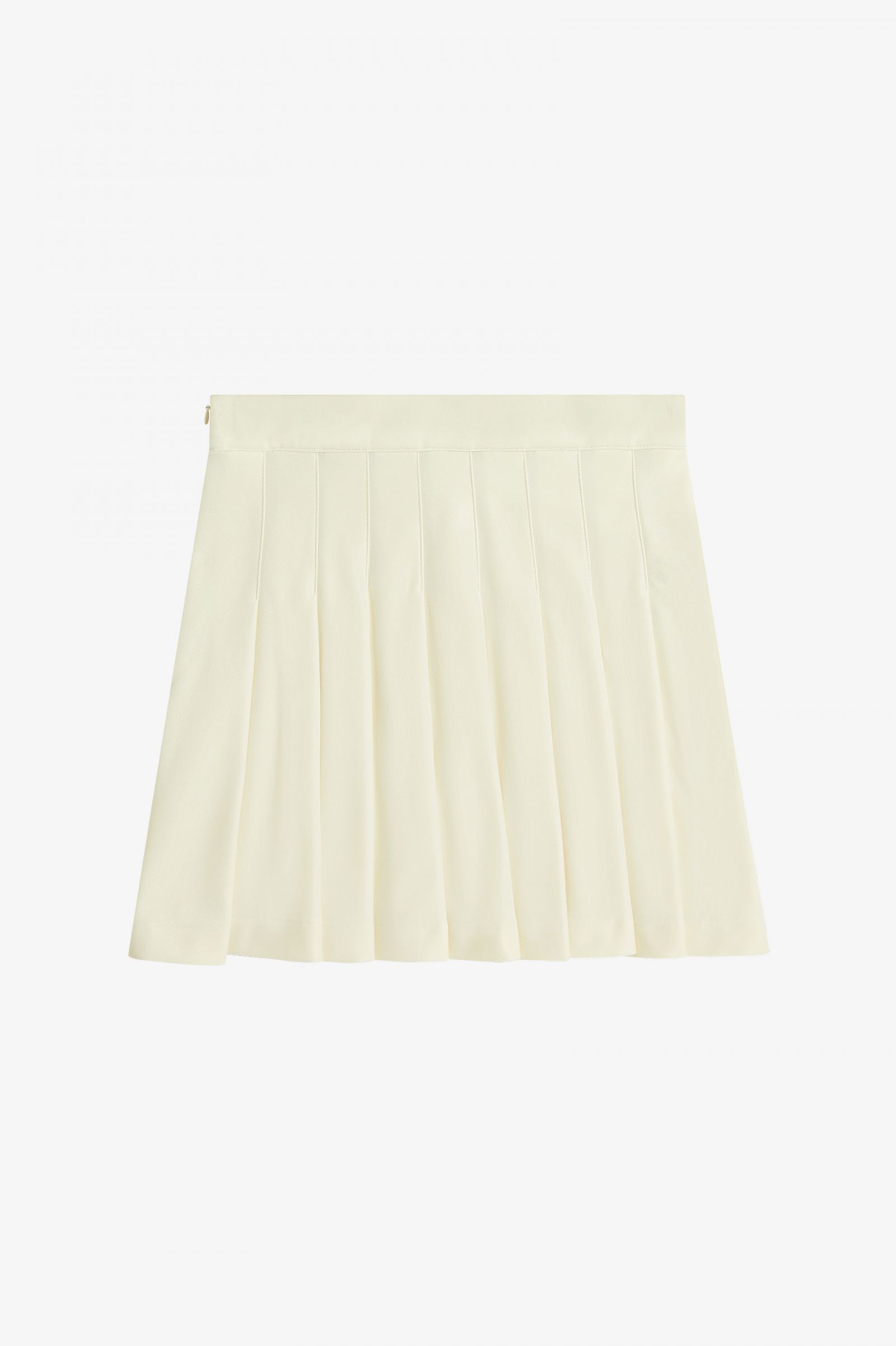 Pleated Tennis Skirt Ecru
