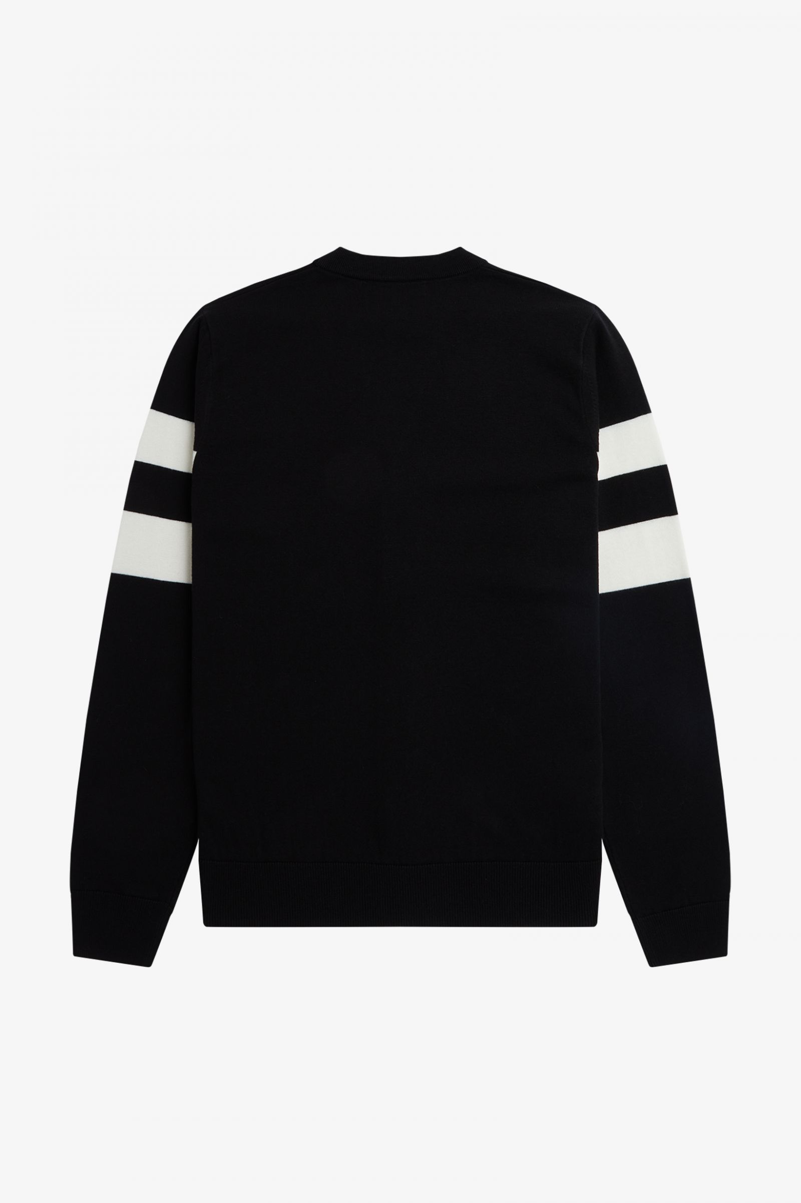 Tipped Sleeve Cardigan Black