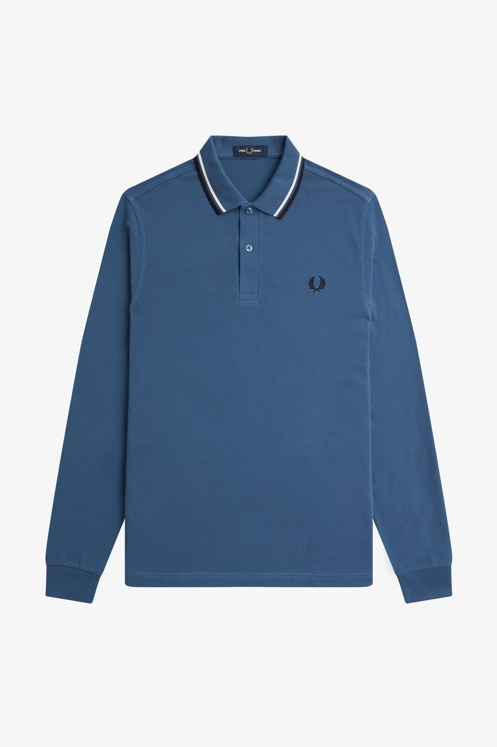 The Fred Perry ShirtM3636 Midnight Blue / Snow White / Black