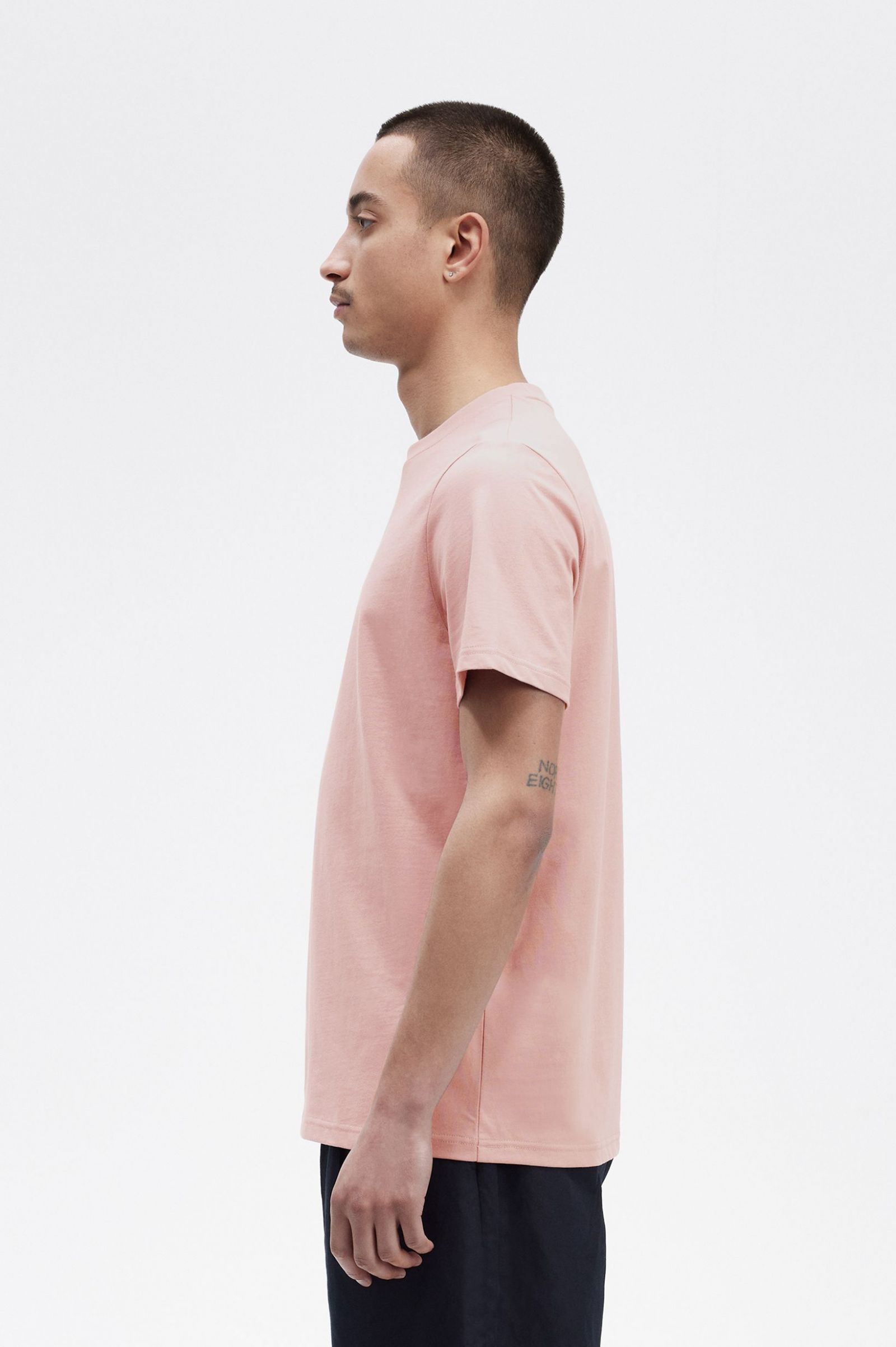 Embroidered T-Shirt Dusty Rose Pink