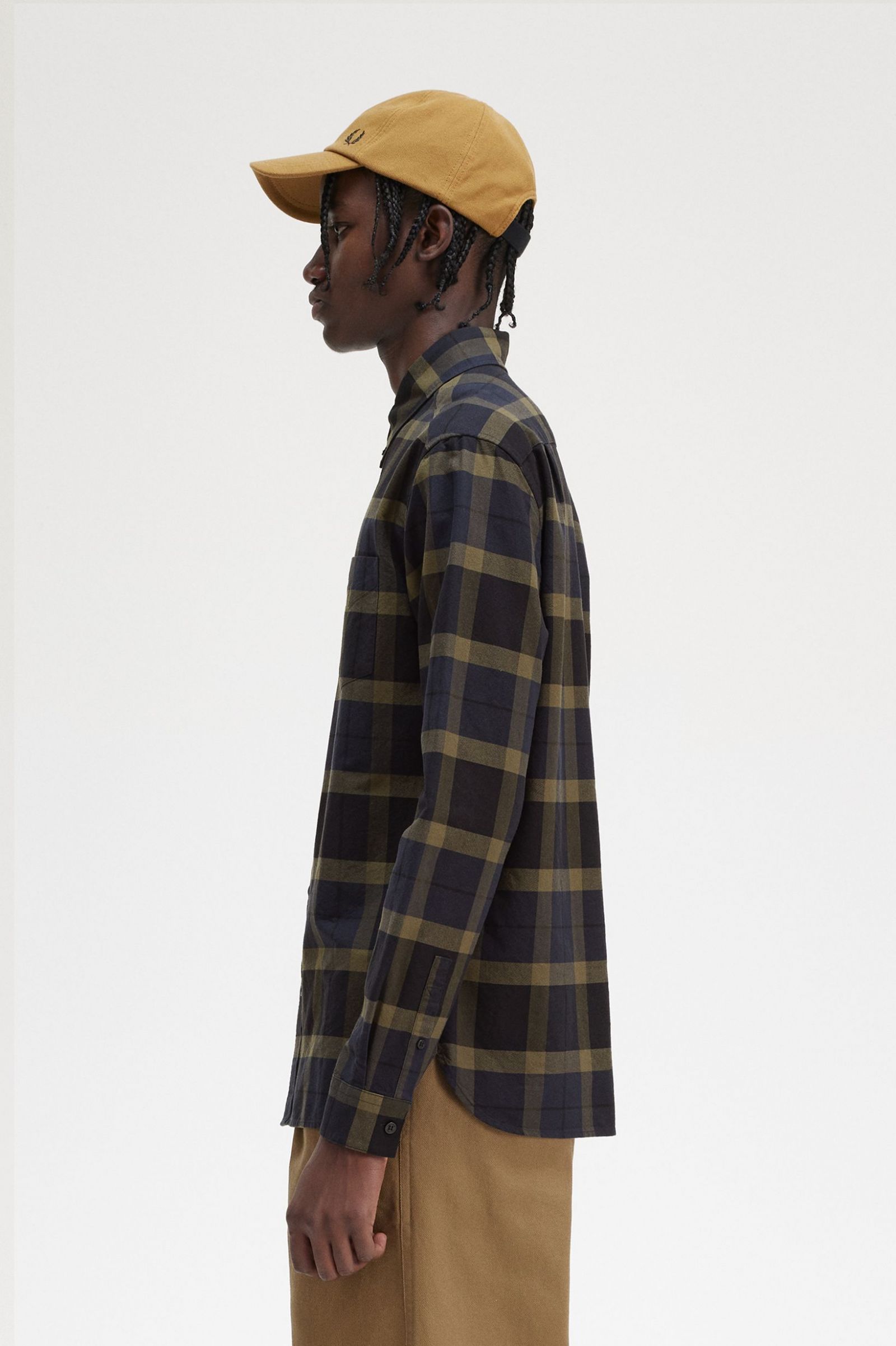 Tartan Shirt Uniform Green