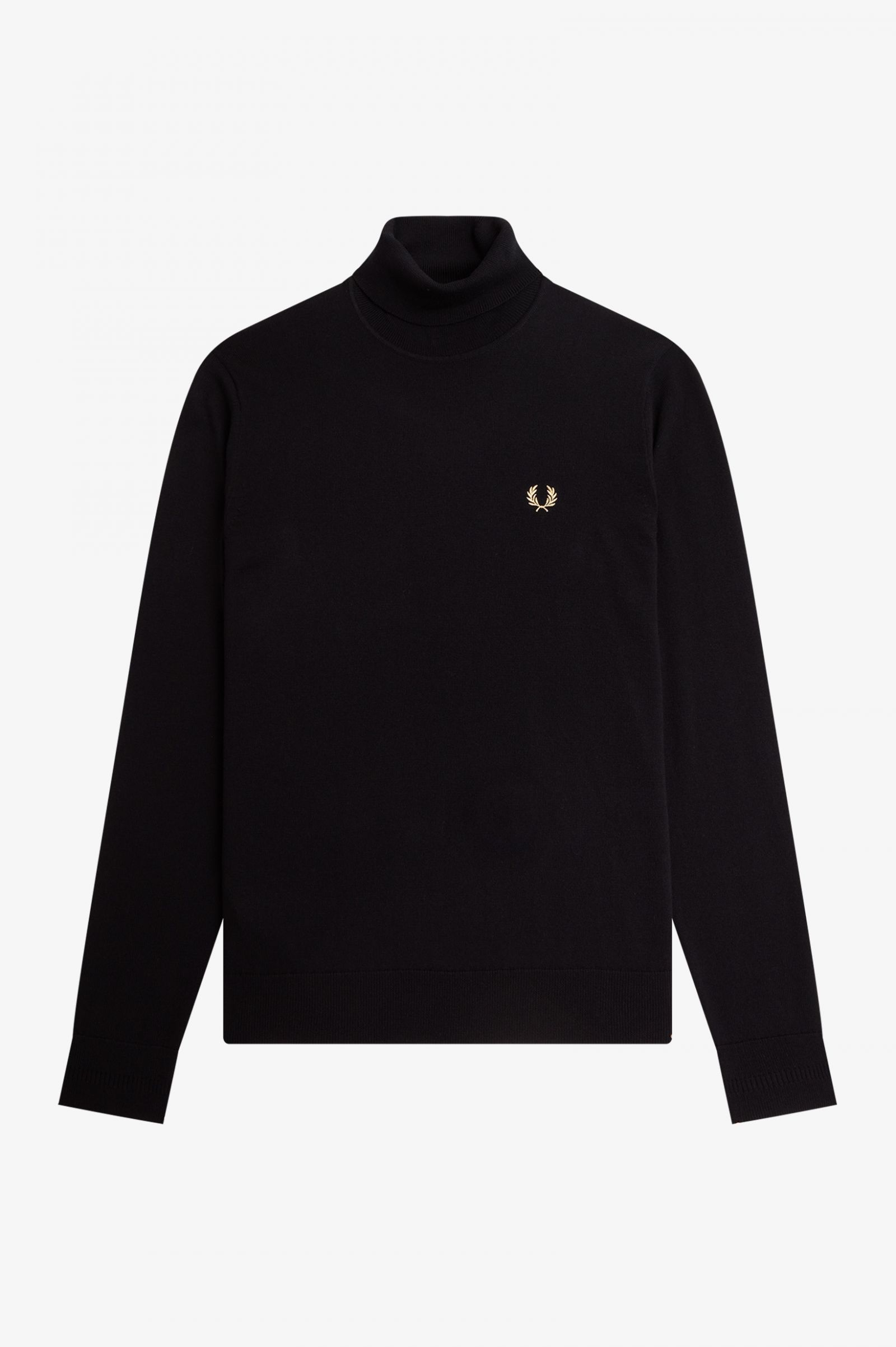 Roll Neck Jumper Black