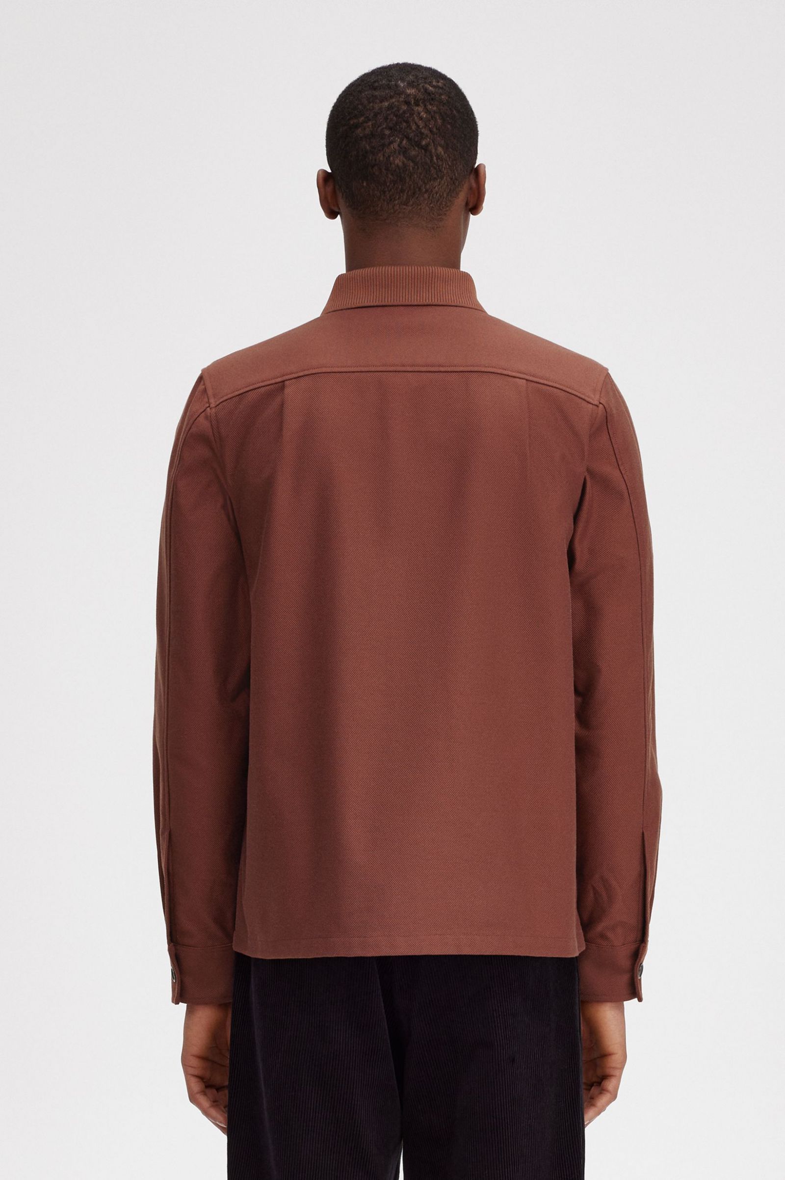 Utility Pocket Overshirt Whisky Brown