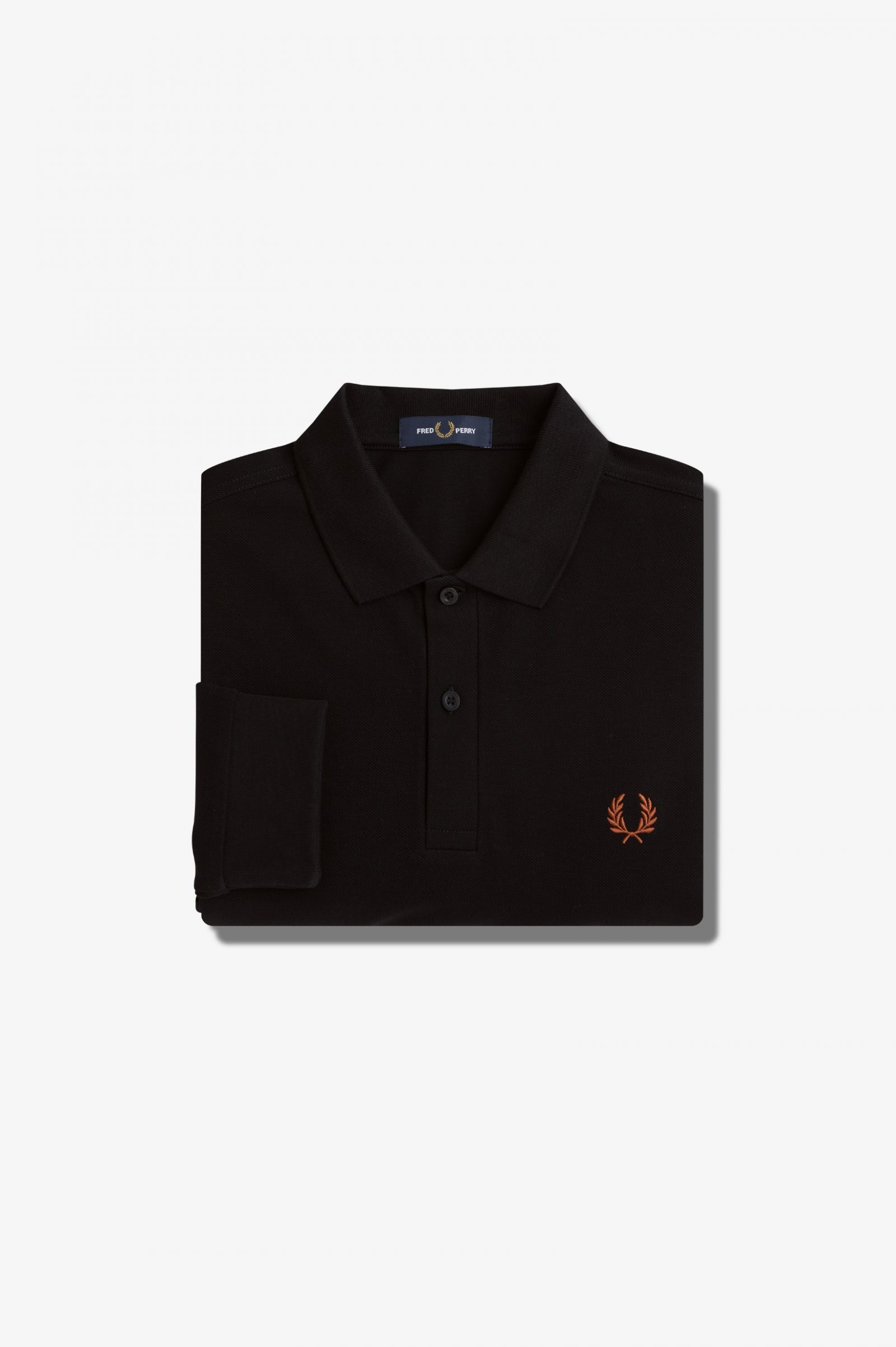 The Fred Perry ShirtM6006 Black / Whisky Brown