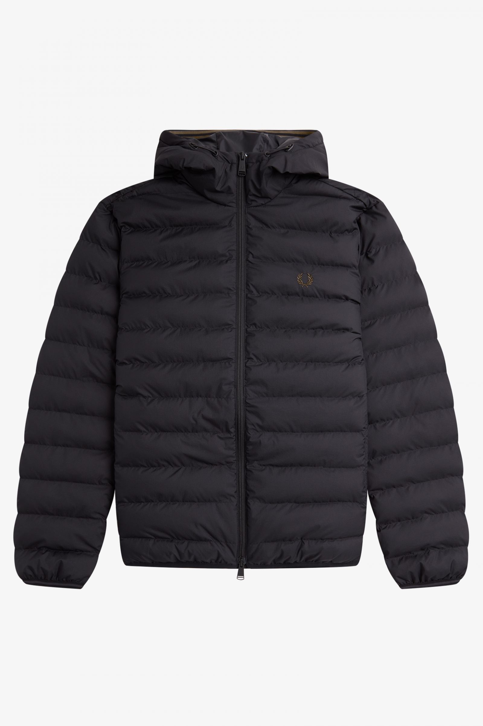 Hooded Insulated Jacket Black