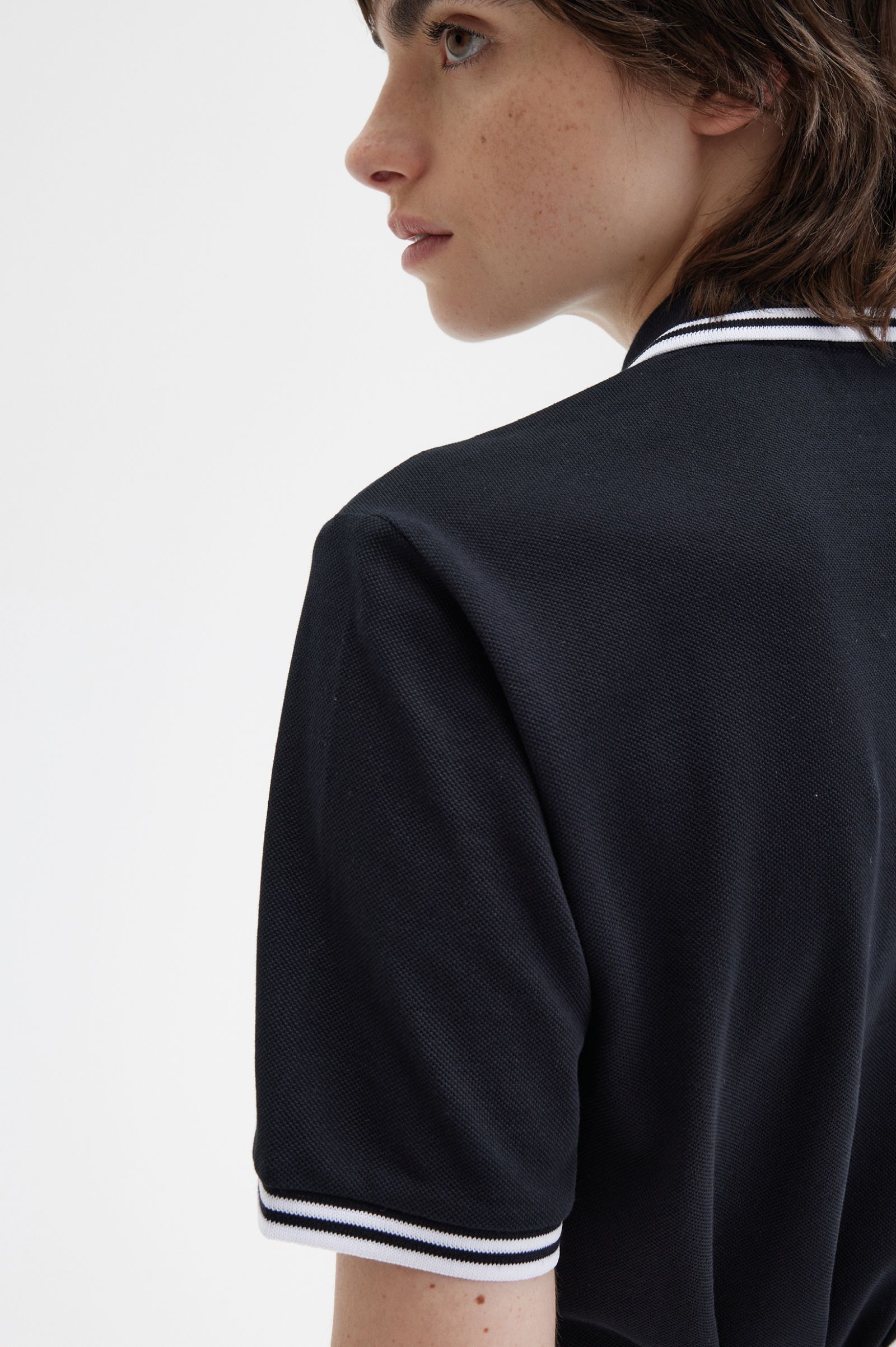 The Fred Perry ShirtG3600 Black / White / White