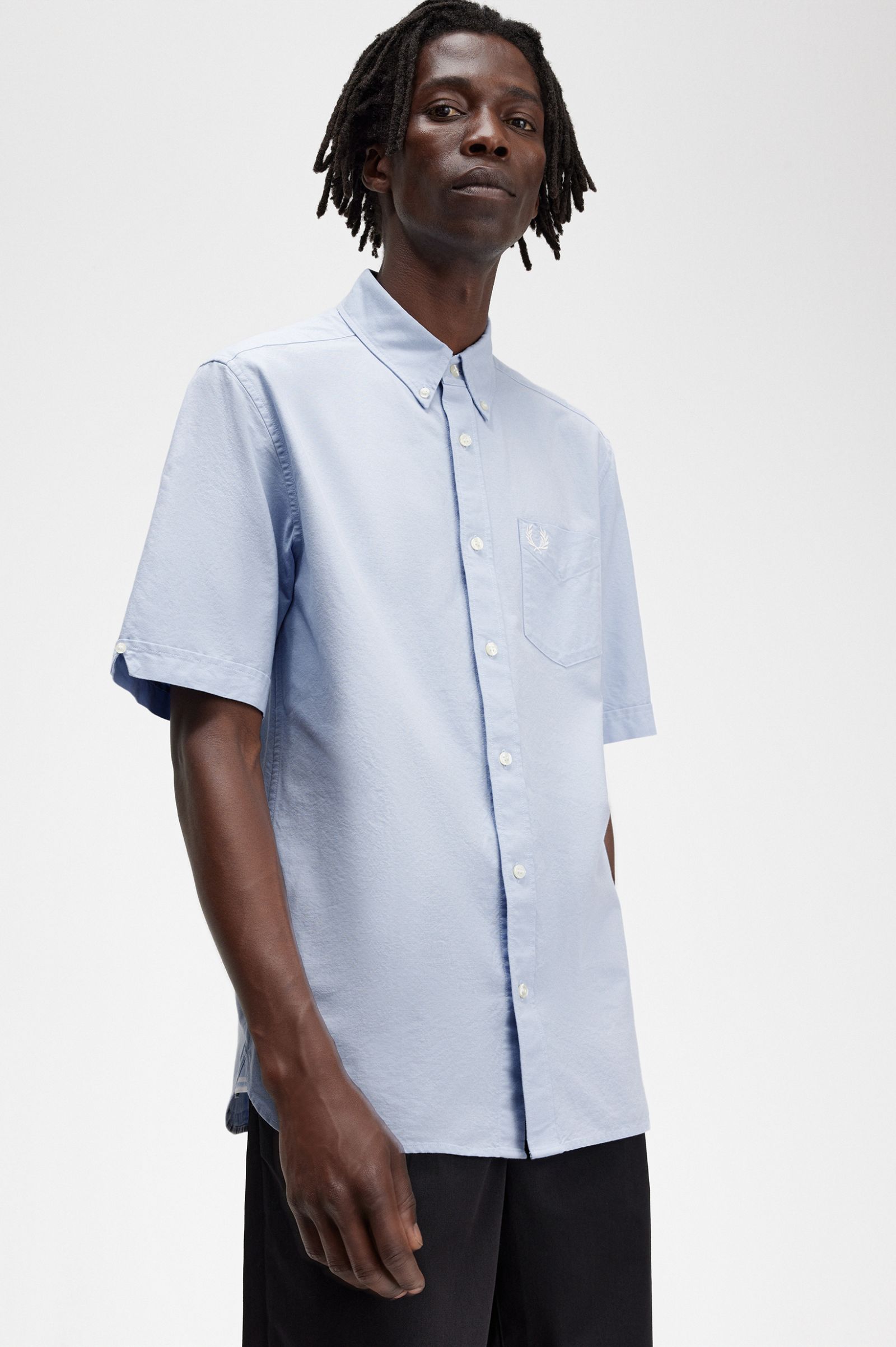 Oxford Shirt Light Smoke