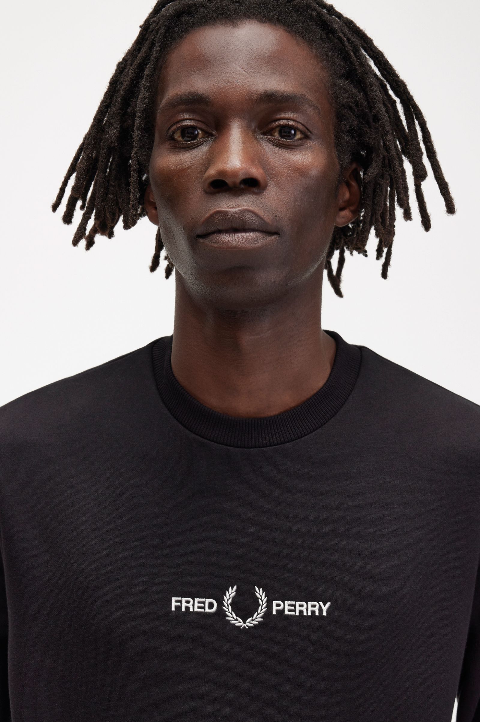 Embroidered Sweatshirt Black