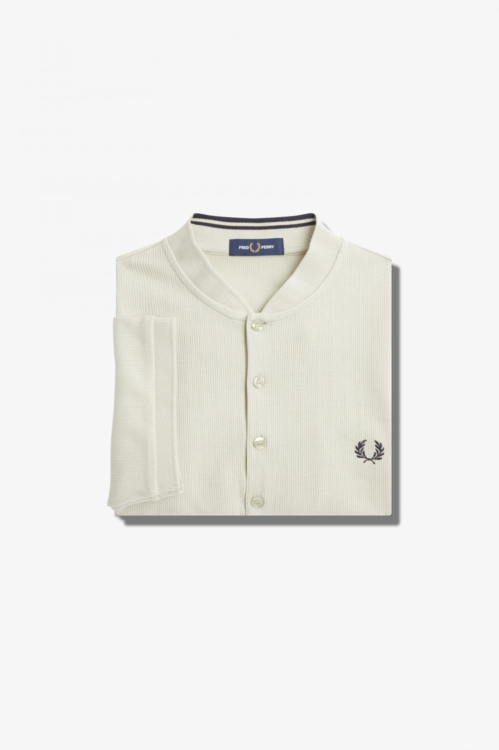 Henley Polo Shirt Light Oyster