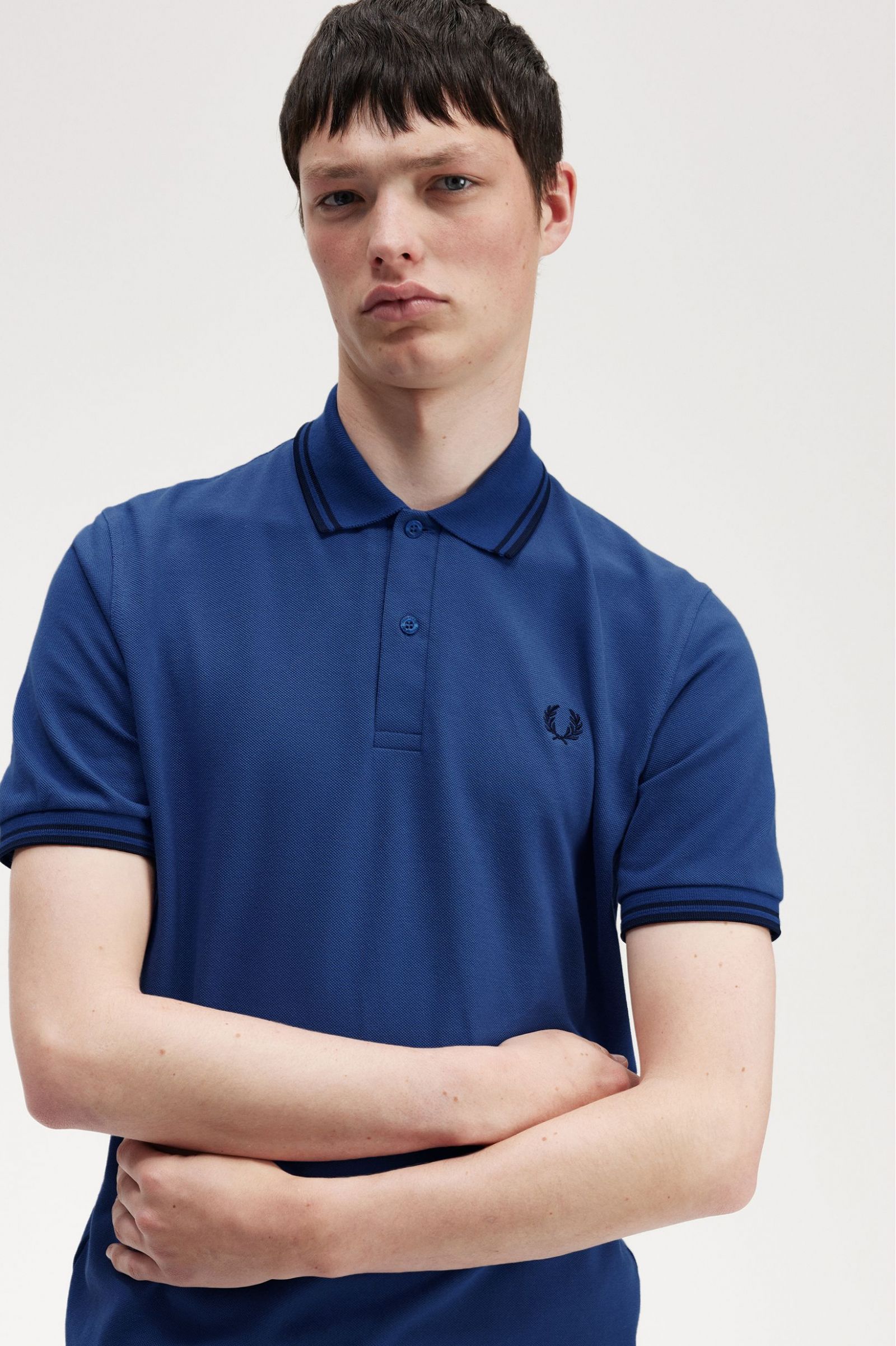 The Fred Perry ShirtM12 Shaded Cobalt / Navy / Navy
