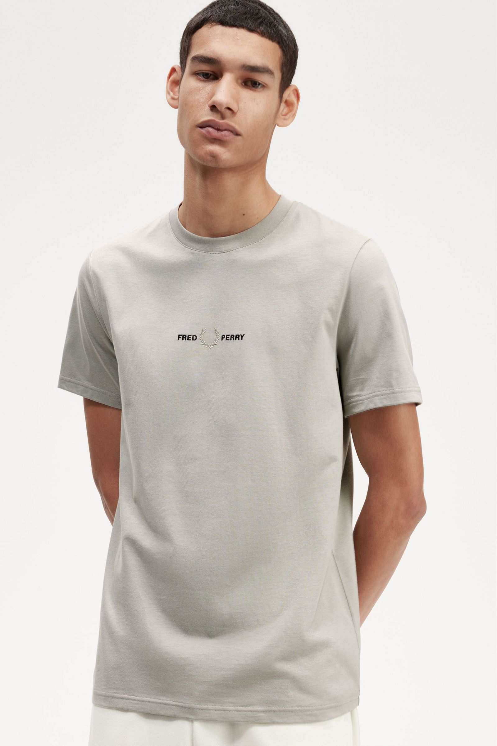 Embroidered T-Shirt Limestone