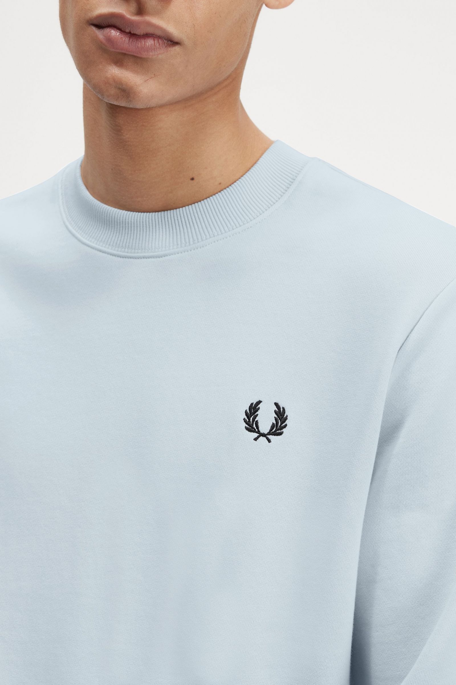 Crew Neck Sweatshirt Light Ice