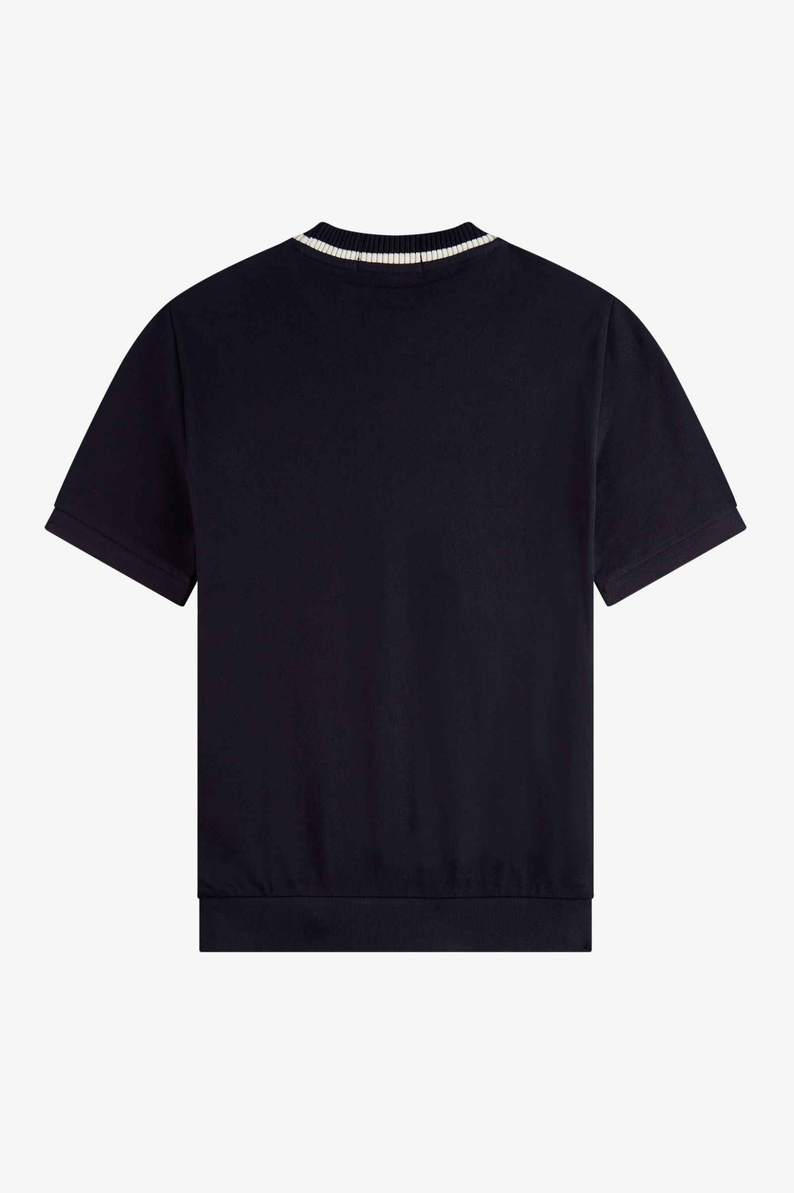 ReissuesCrew Neck Piqué T-Shirt Navy