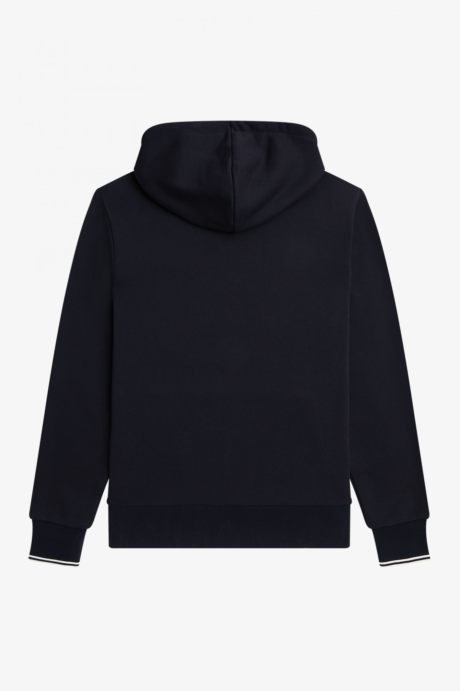 Tipped Hooded Sweatshirt Navy