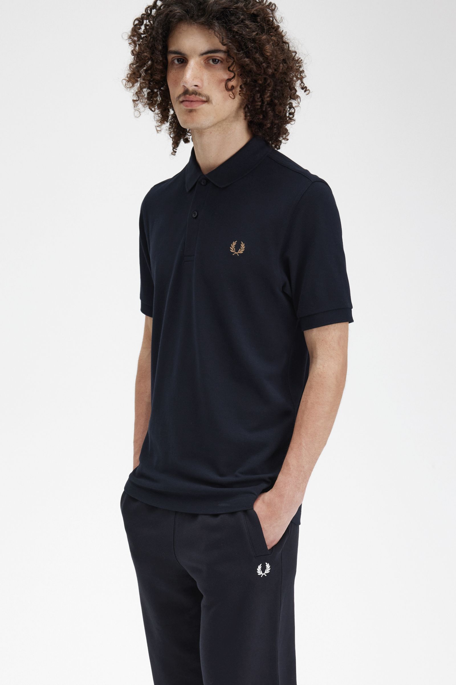 The Fred Perry ShirtM6000 Navy / Shaded Stone