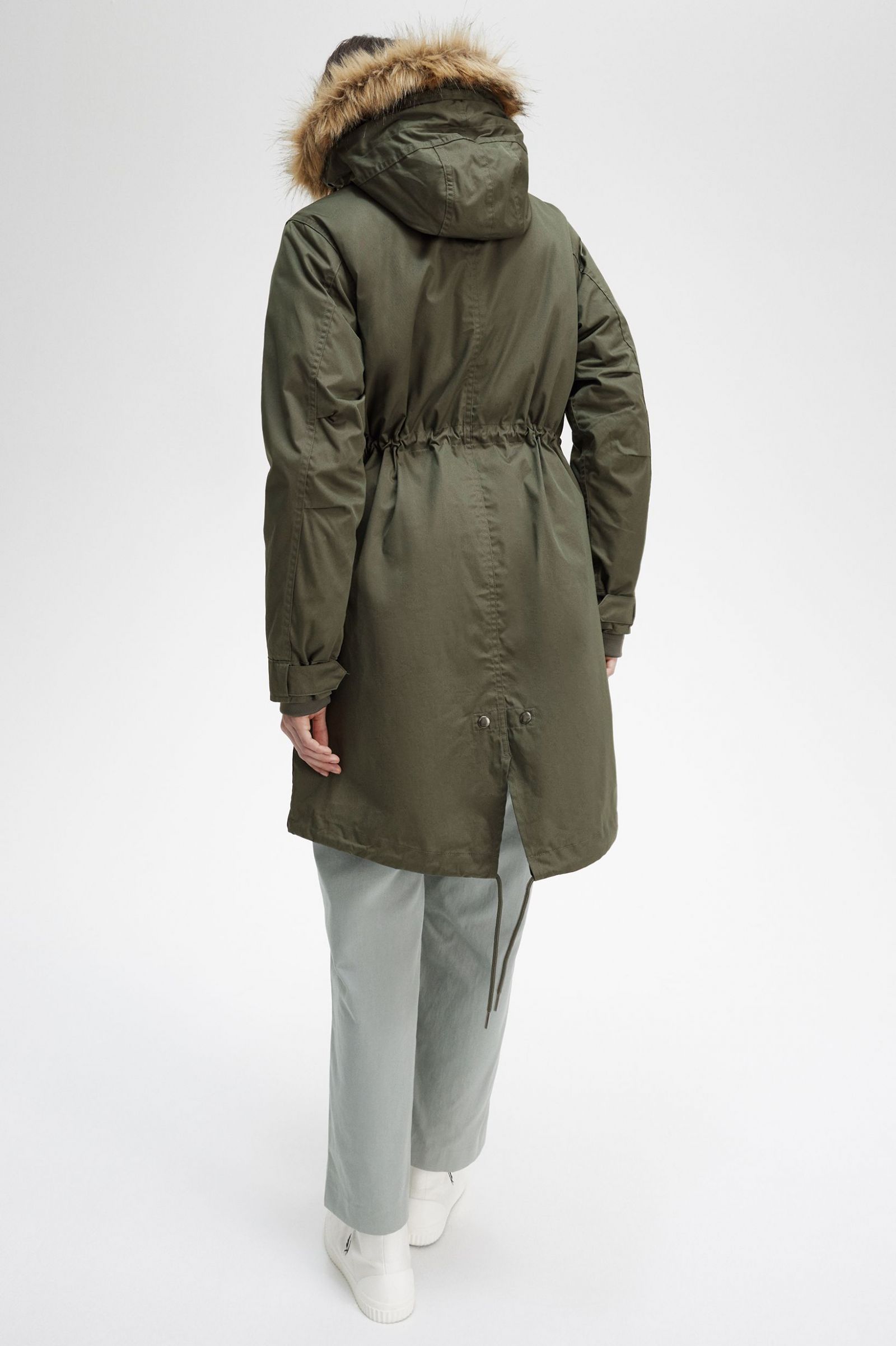Zip-In Liner Parka Field Green