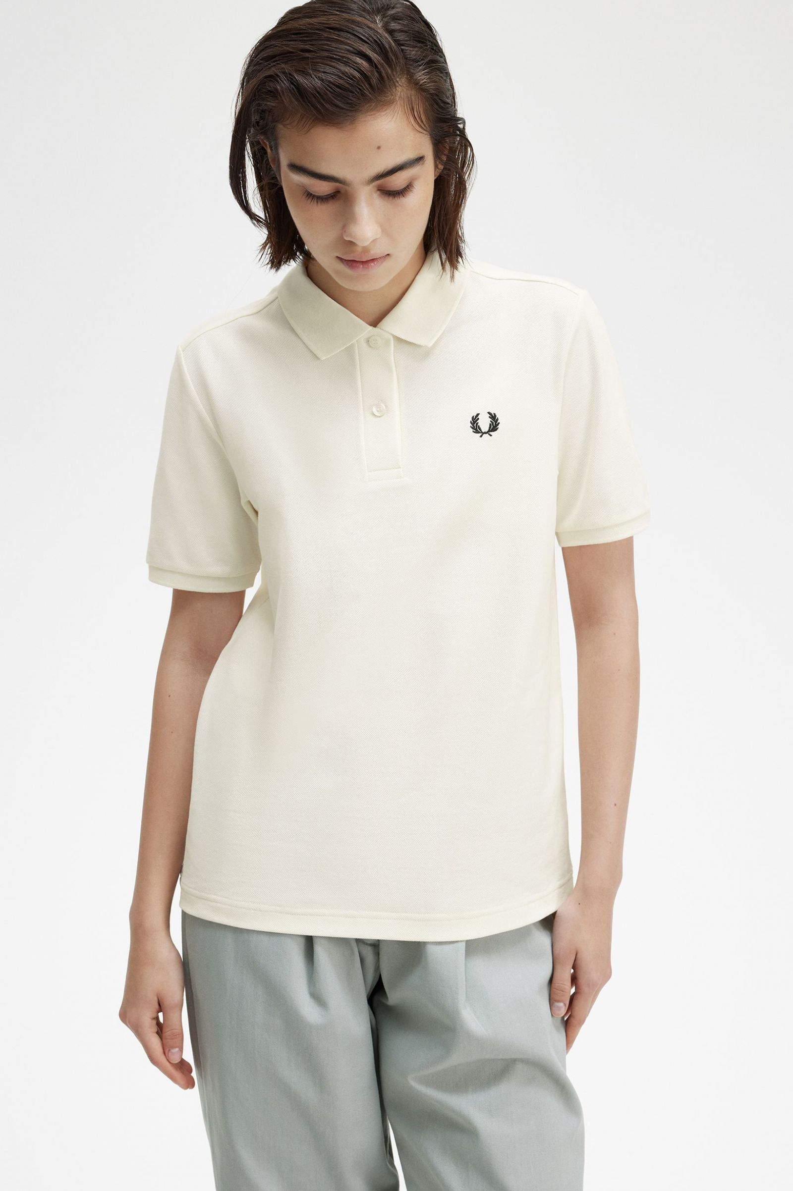 The Fred Perry ShirtG6000 Ecru / Black