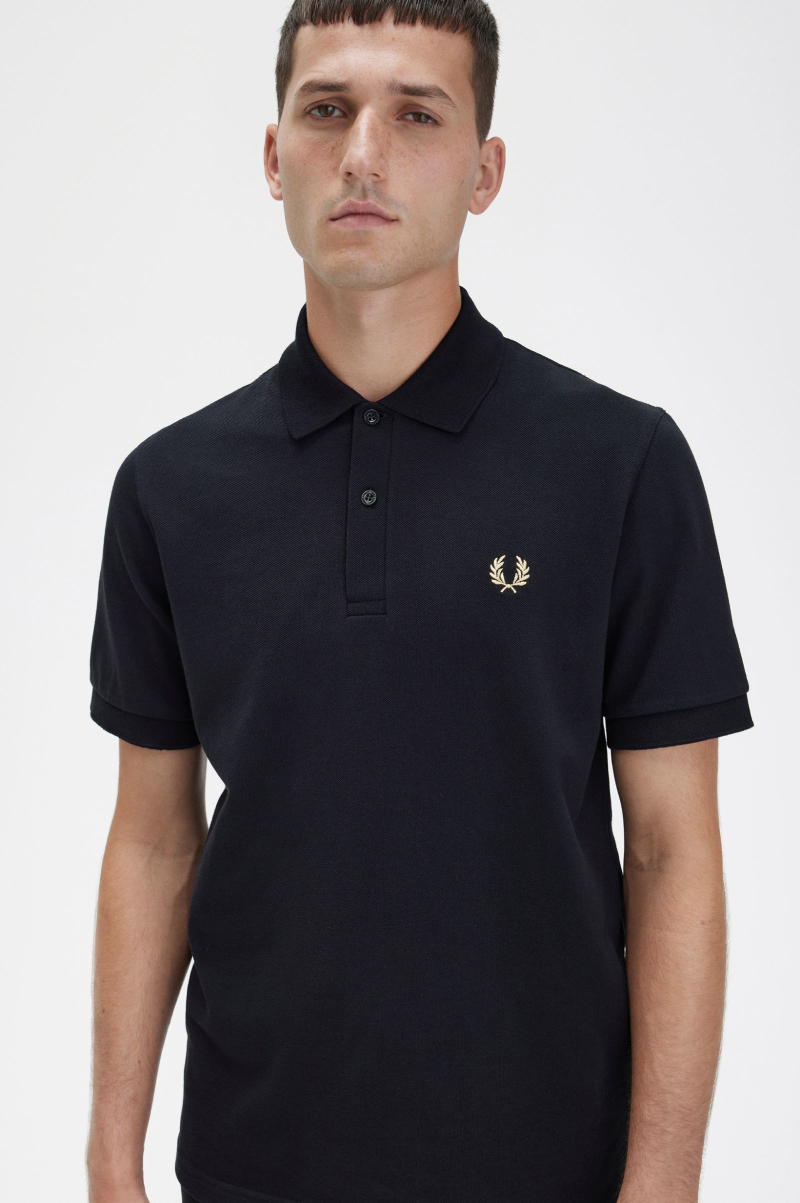 The Fred Perry ShirtM3 Black / Champagne