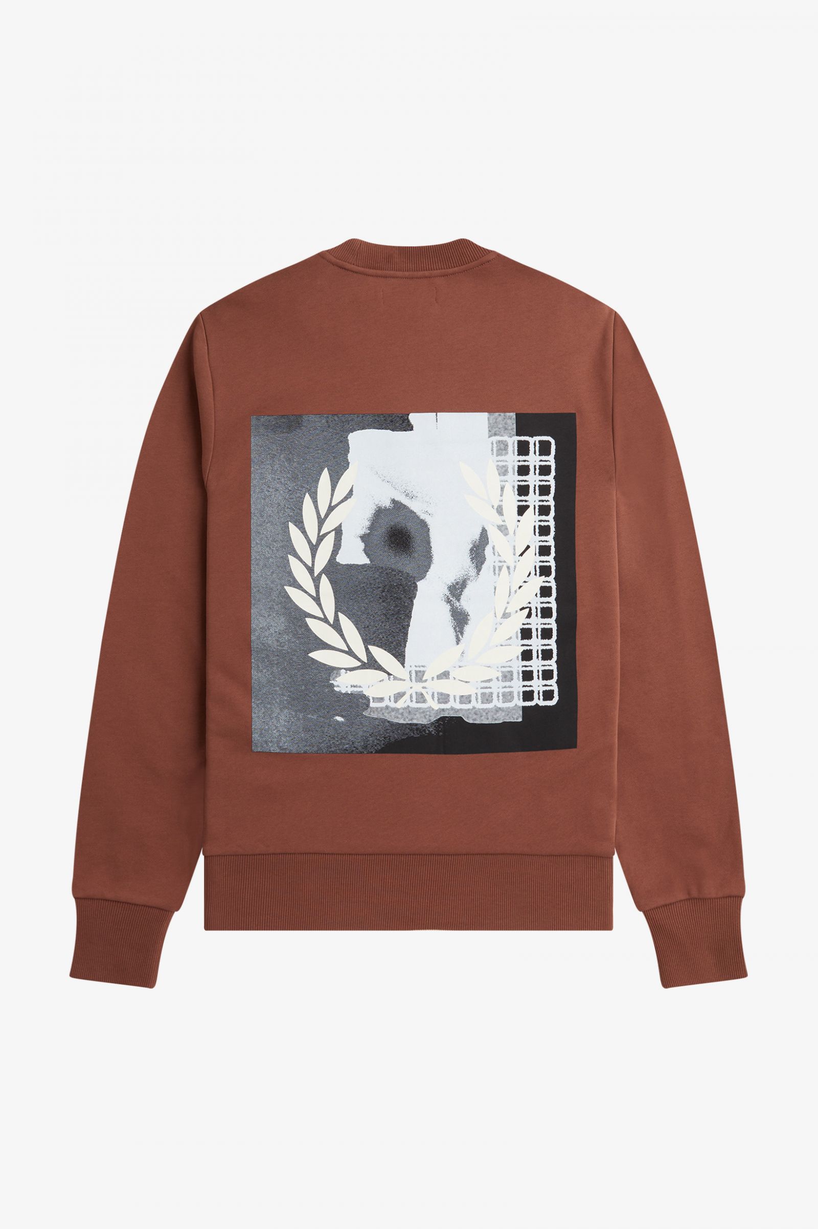 Rave Graphic Sweatshirt Whisky Brown