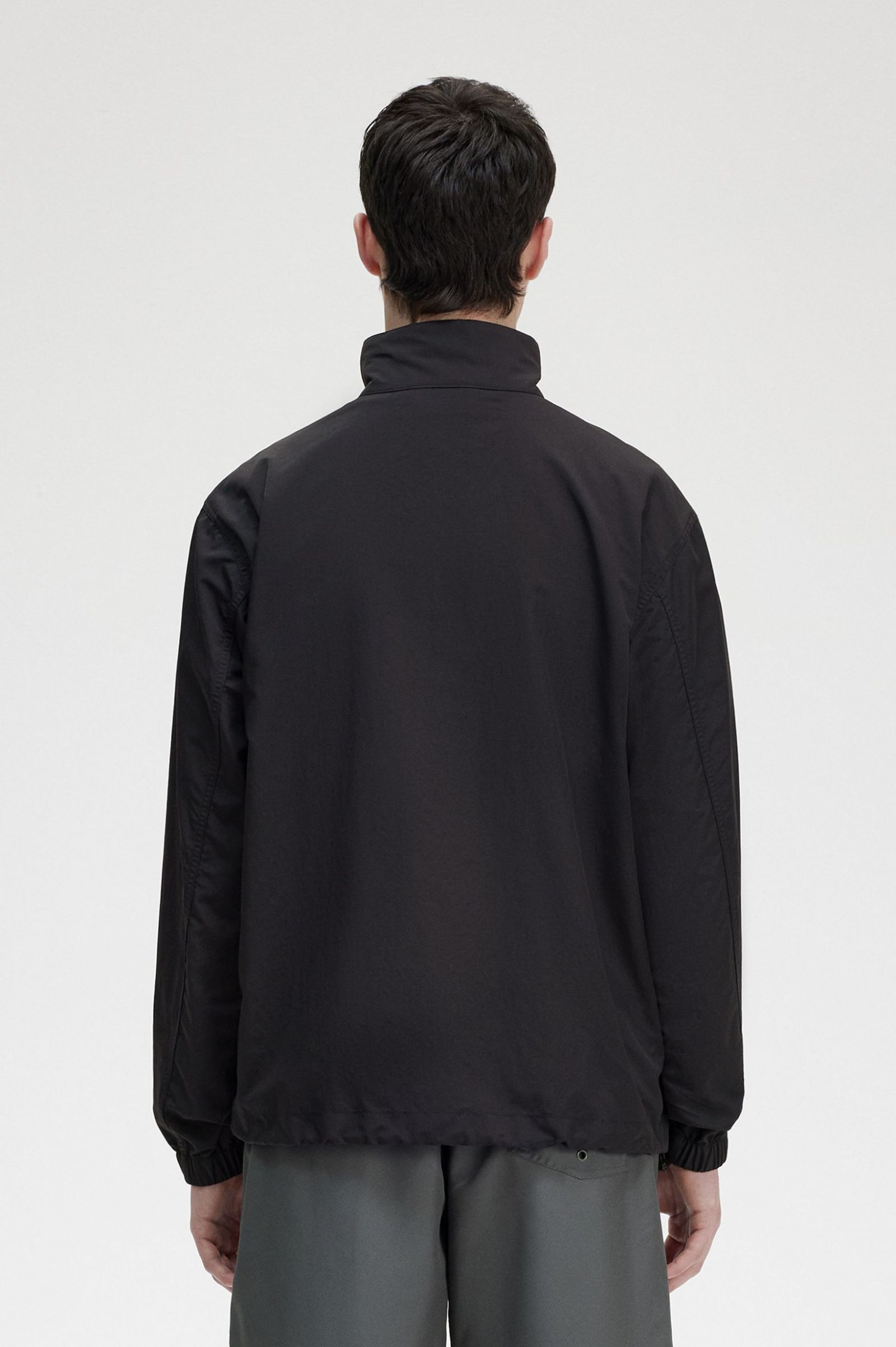 Woven Track Jacket Black