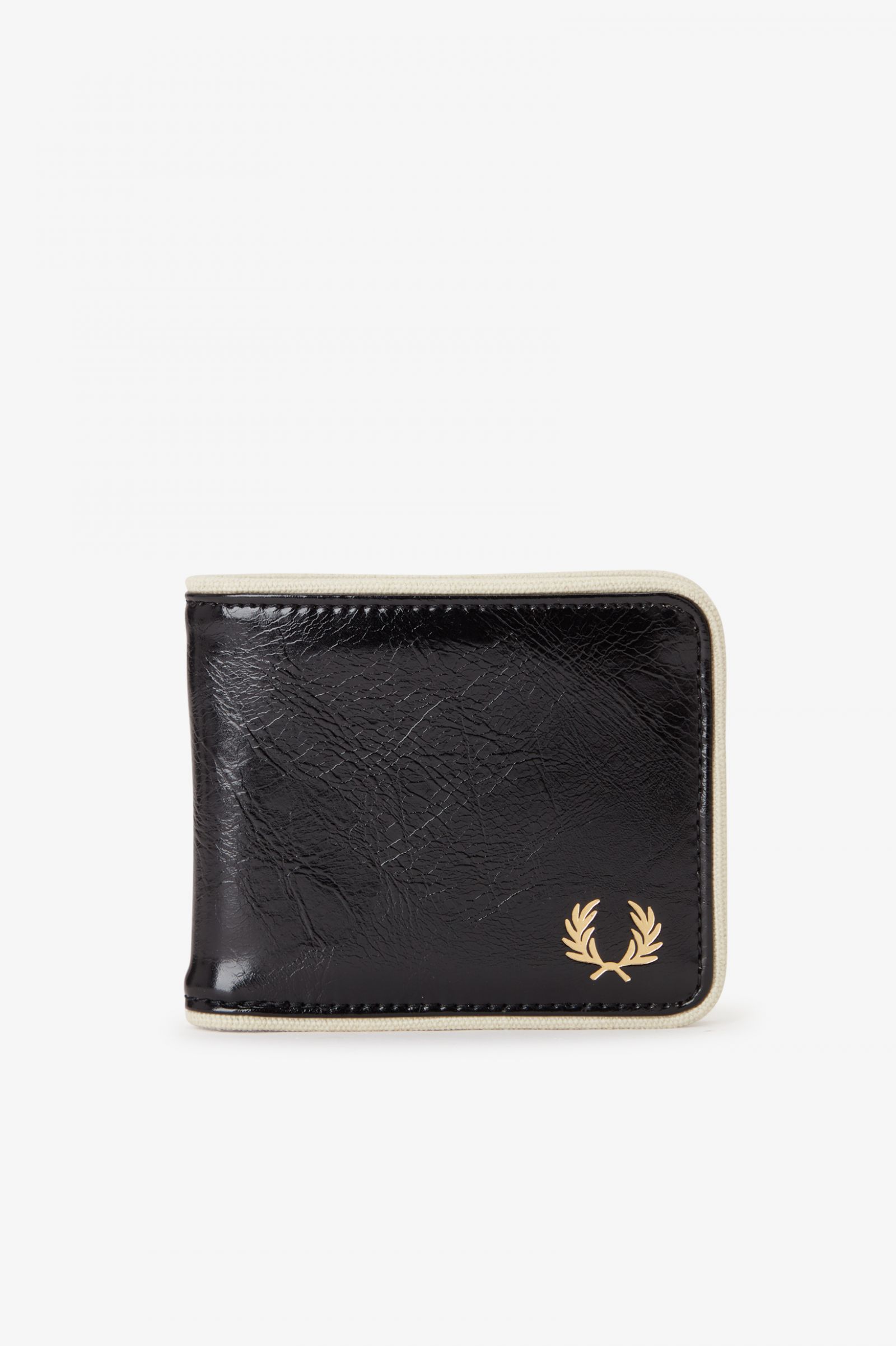 Classic Billfold Wallet Black / Ecru