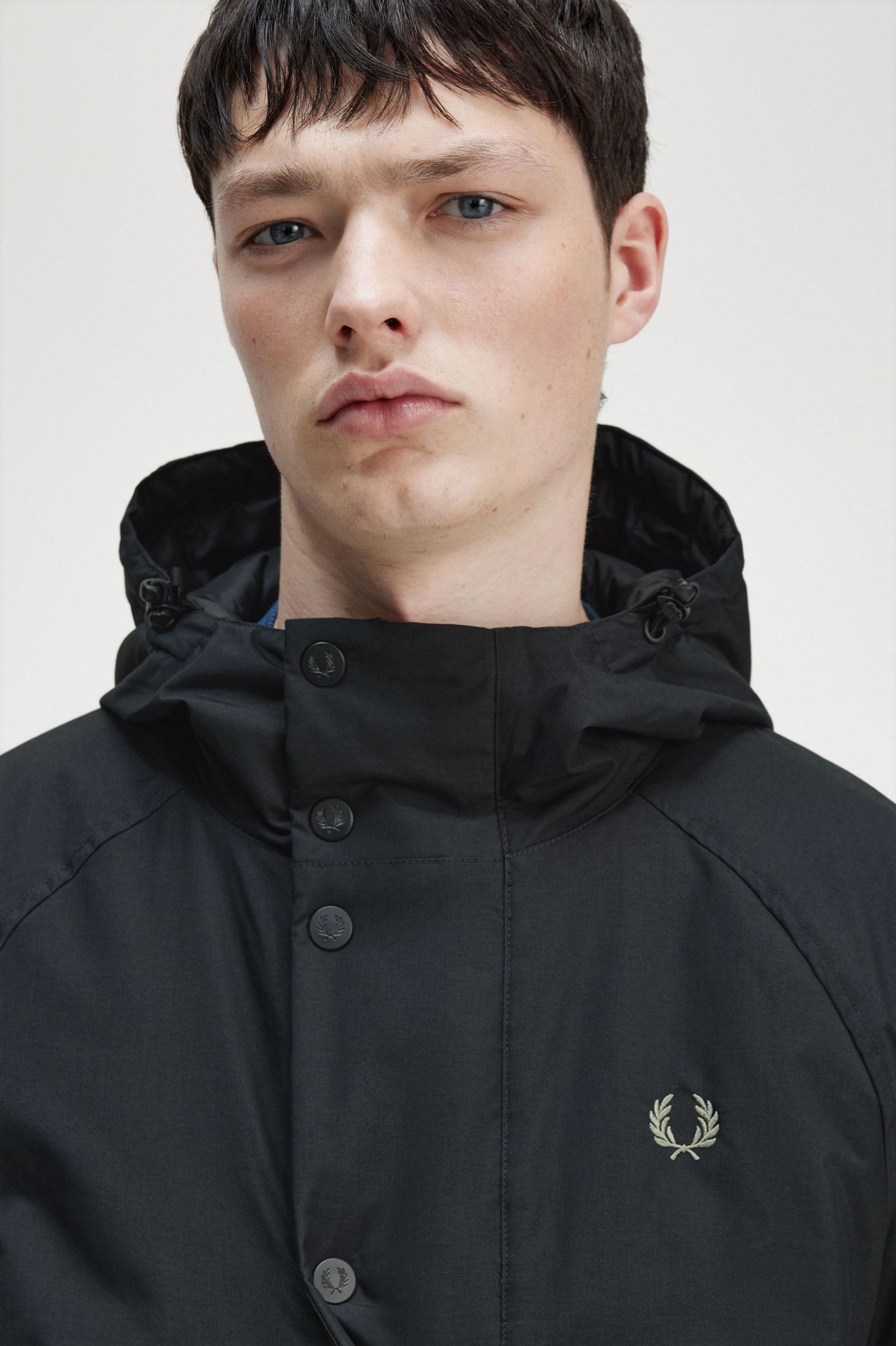Padded Zip Through Jacket Black