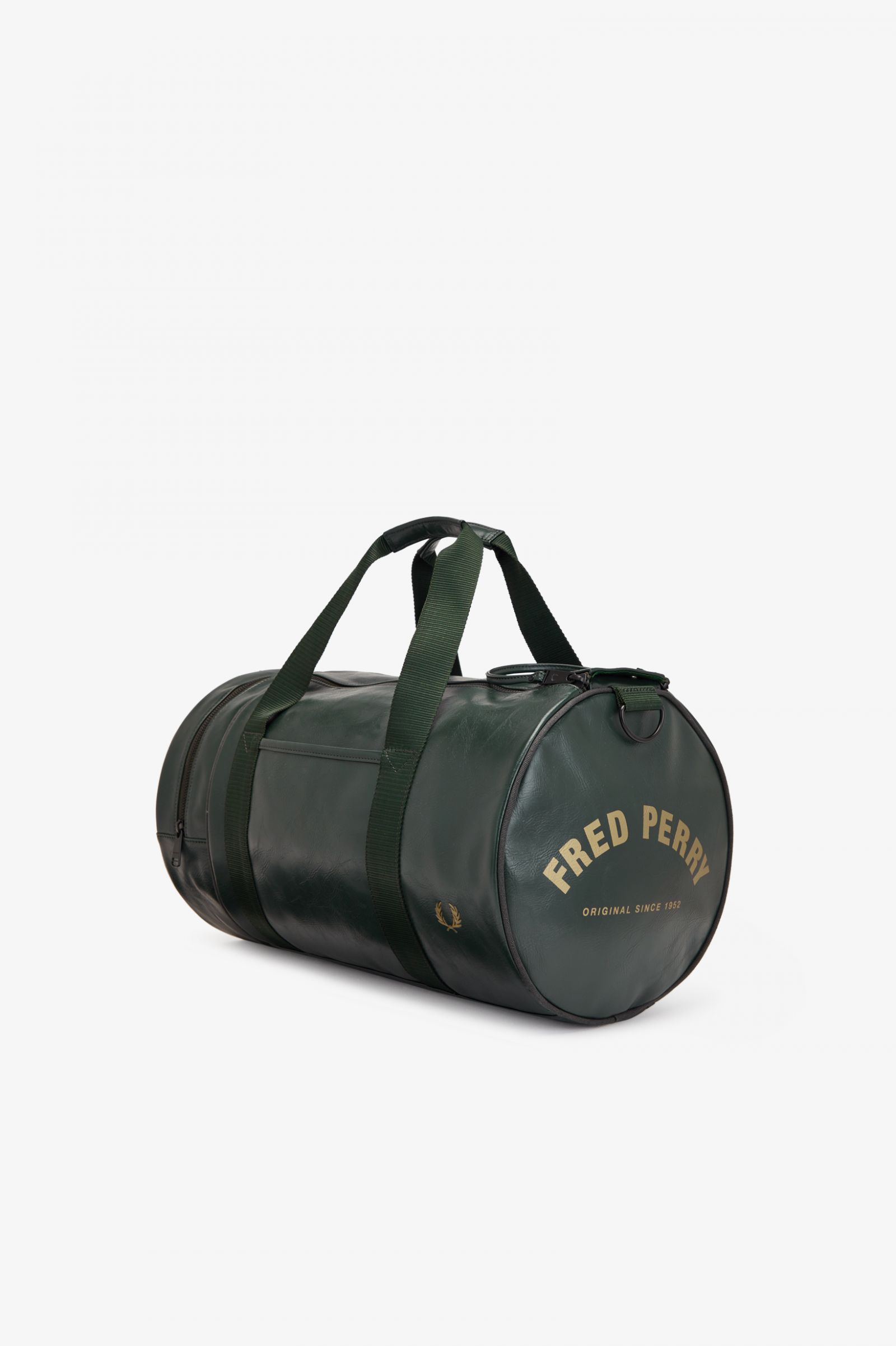 Tonal Barrel Bag Dark Green