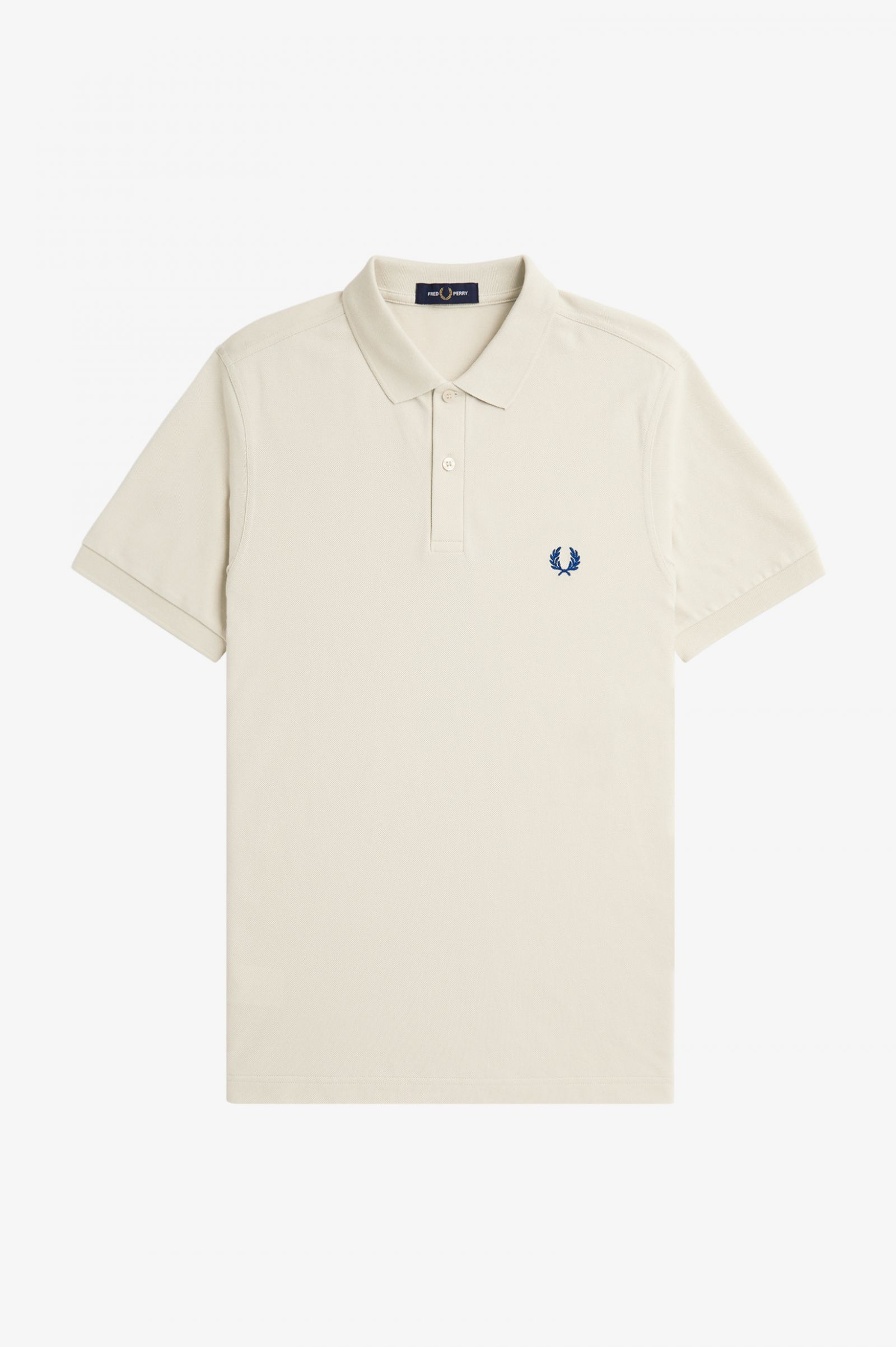 The Fred Perry ShirtM6000 Ecru / Shaded Cobalt