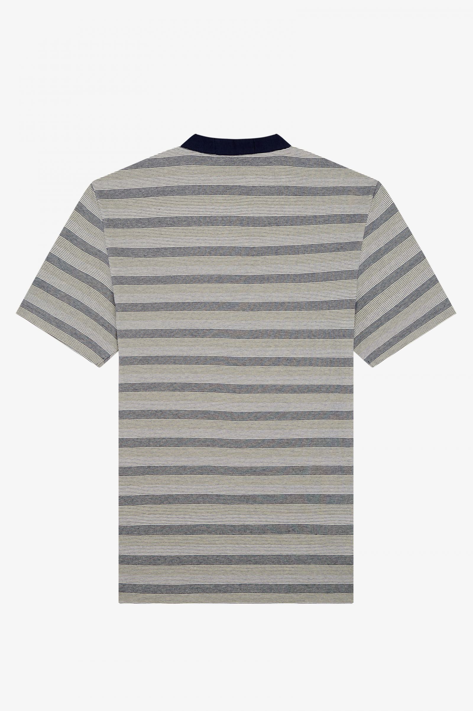 ReissuesStriped Henley Shirt