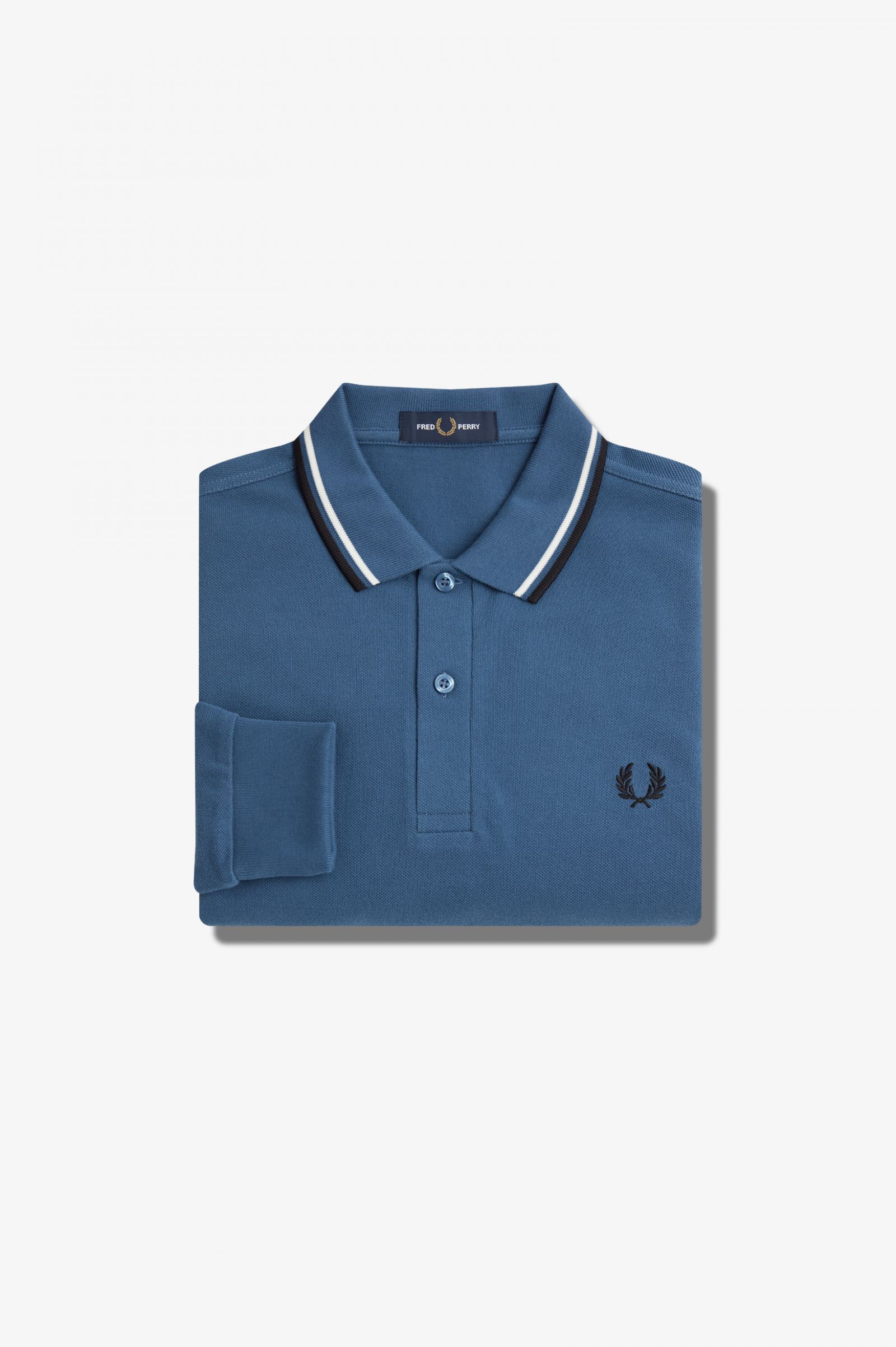 The Fred Perry ShirtM3636 Midnight Blue / Snow White / Black