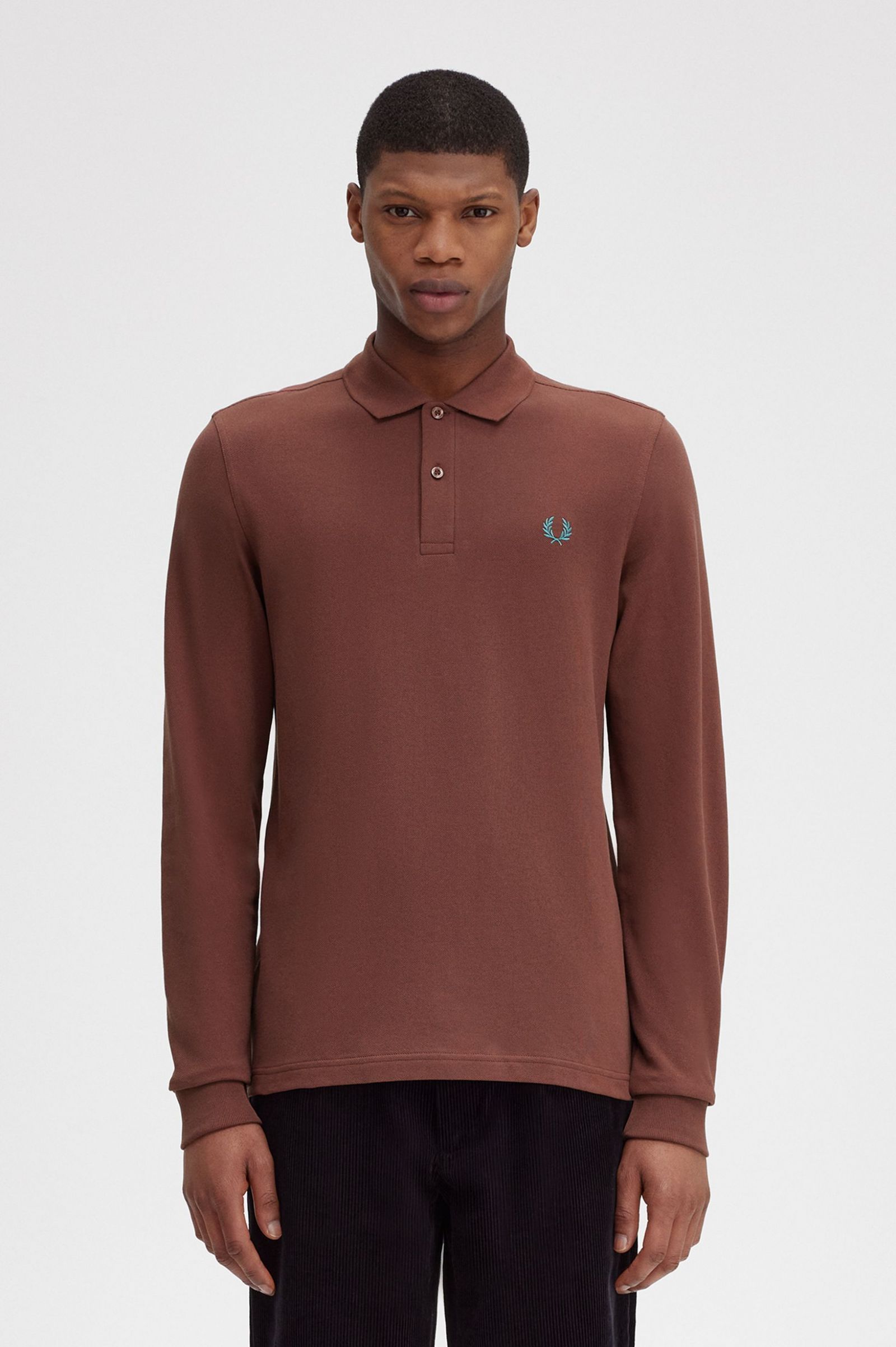 The Fred Perry ShirtM6006 Whisky Brown / Deep Mint
