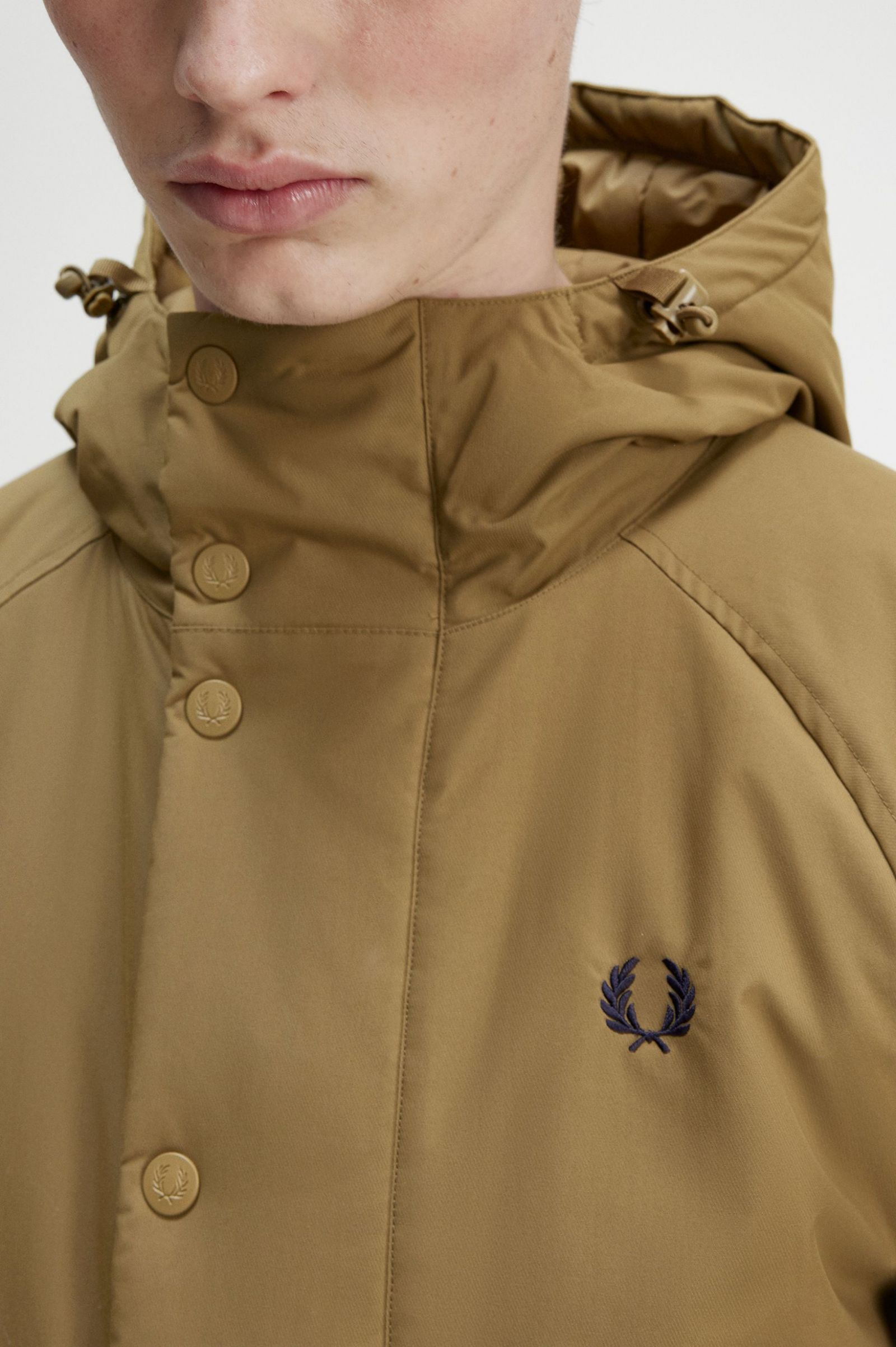Padded Zip Through Jacket Shaded Stone