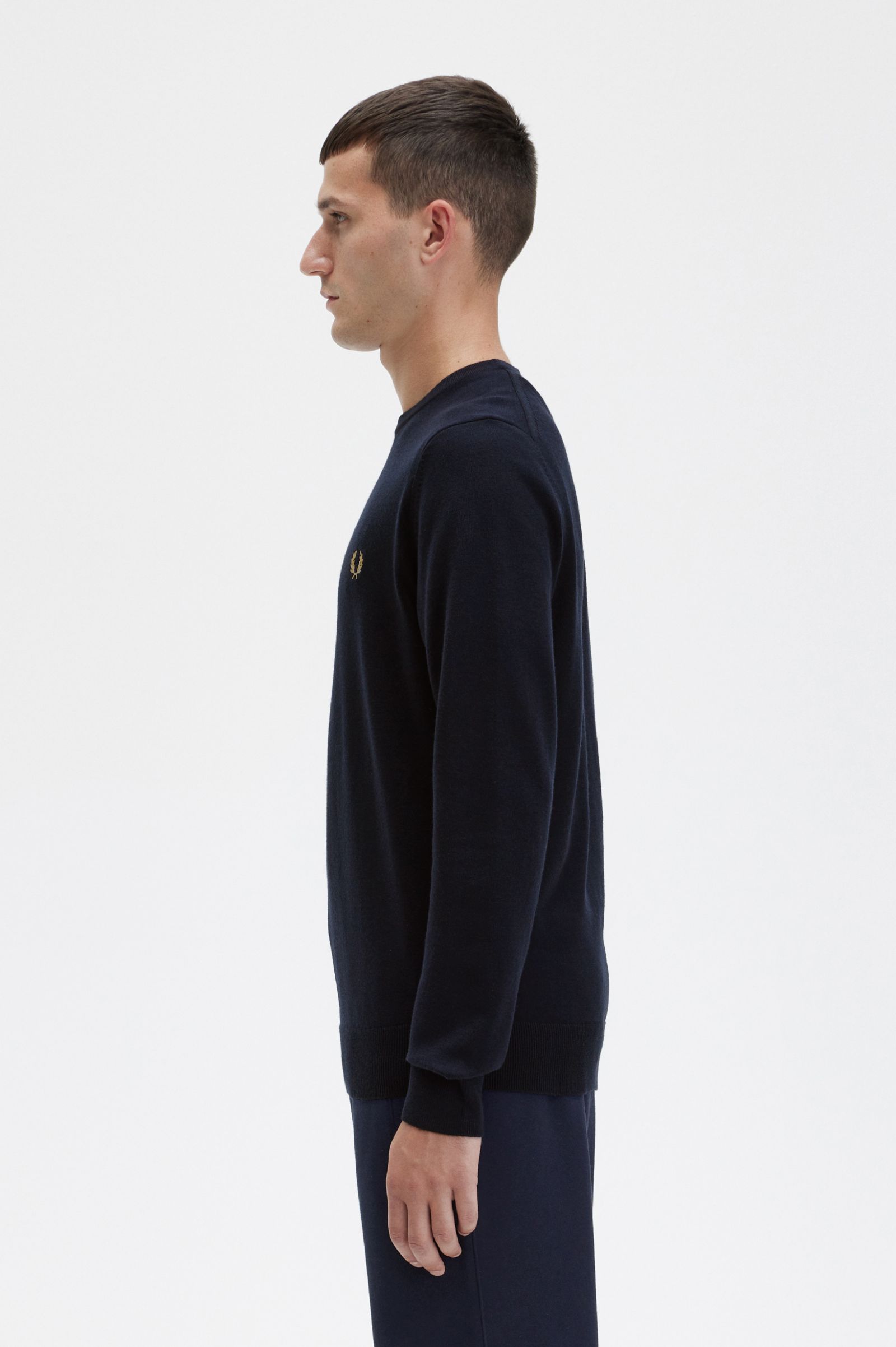 Classic Crew Neck Jumper Navy