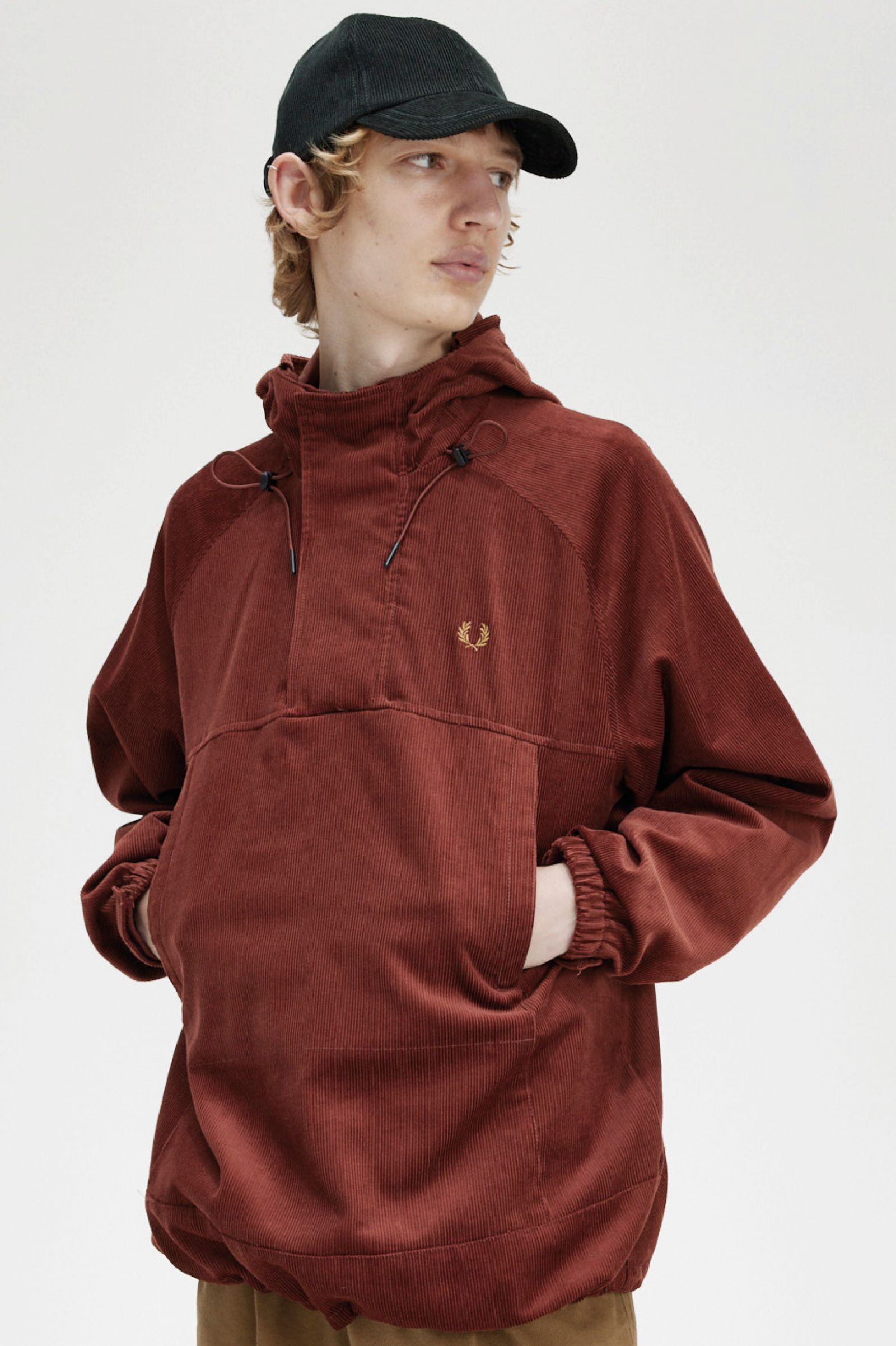 Cord Overhead Jacket Whisky Brown