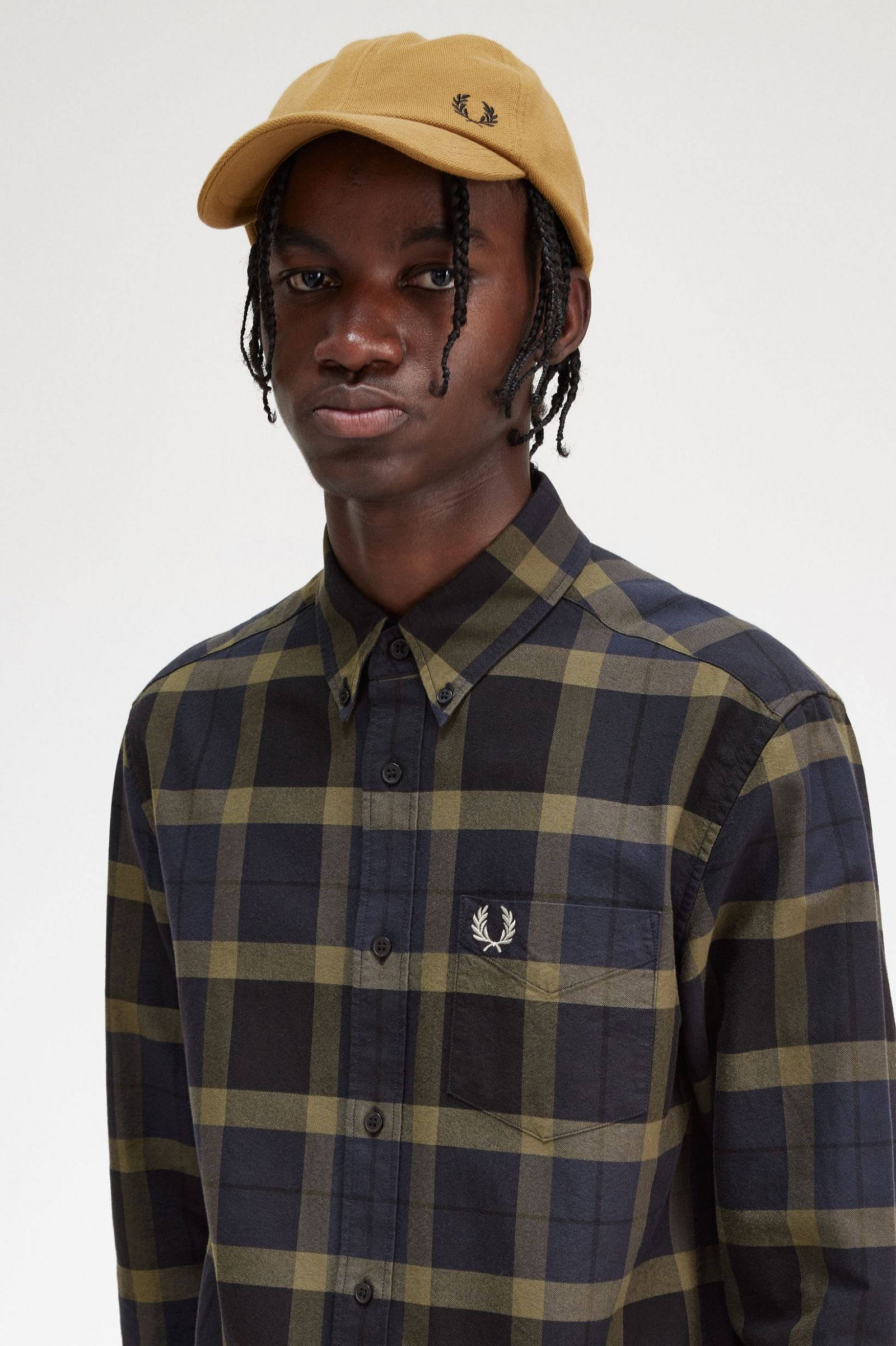 Tartan Shirt Uniform Green